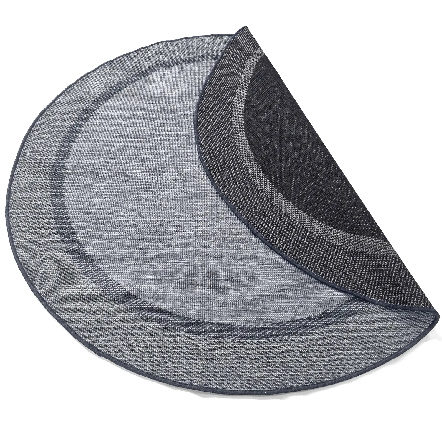 Round rug - Indoor/Outdoor Alta (anthracite)