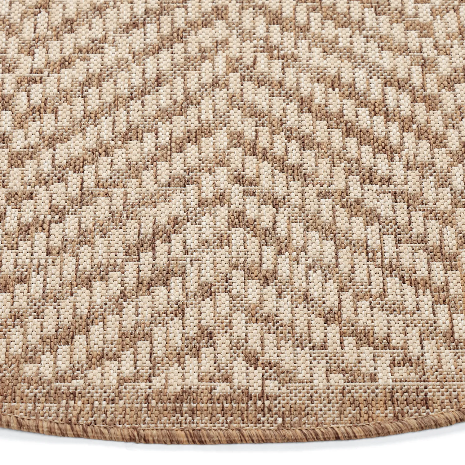 Round rug - Indoor/Outdoor Donora (brown)