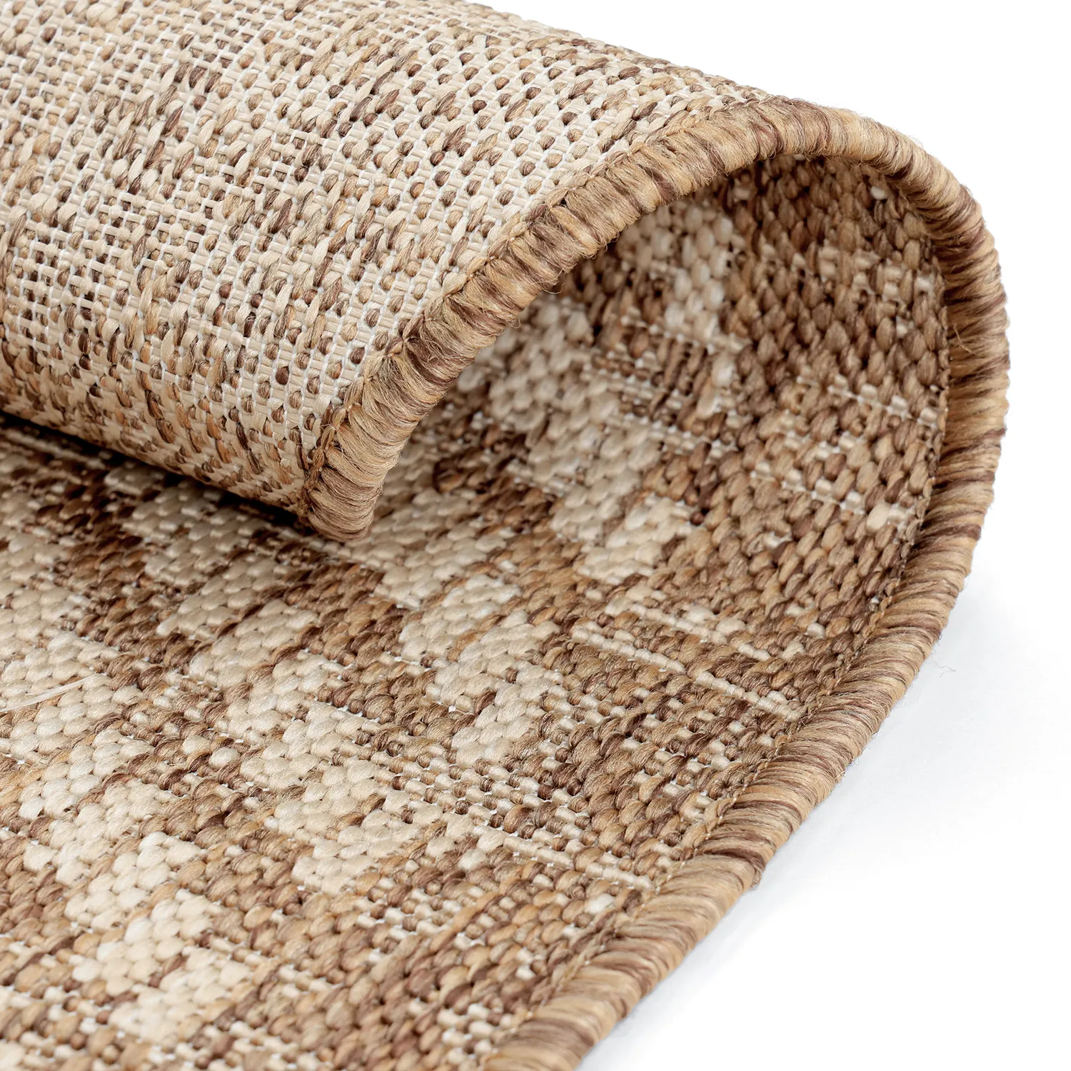 Round rug - Indoor/Outdoor Donora (brown)