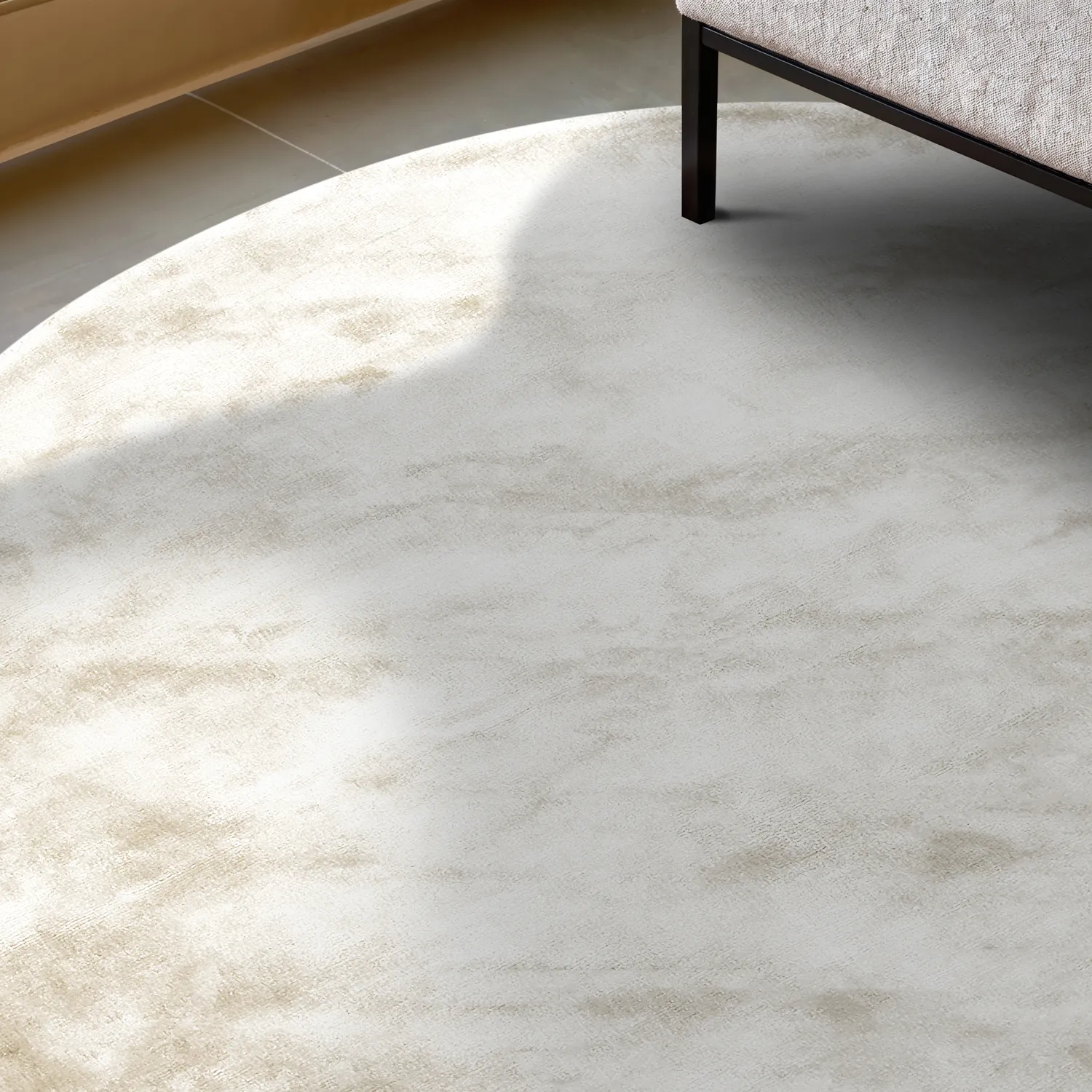 Round rug - Jodhpur Special Luxury Edition (offwhite)