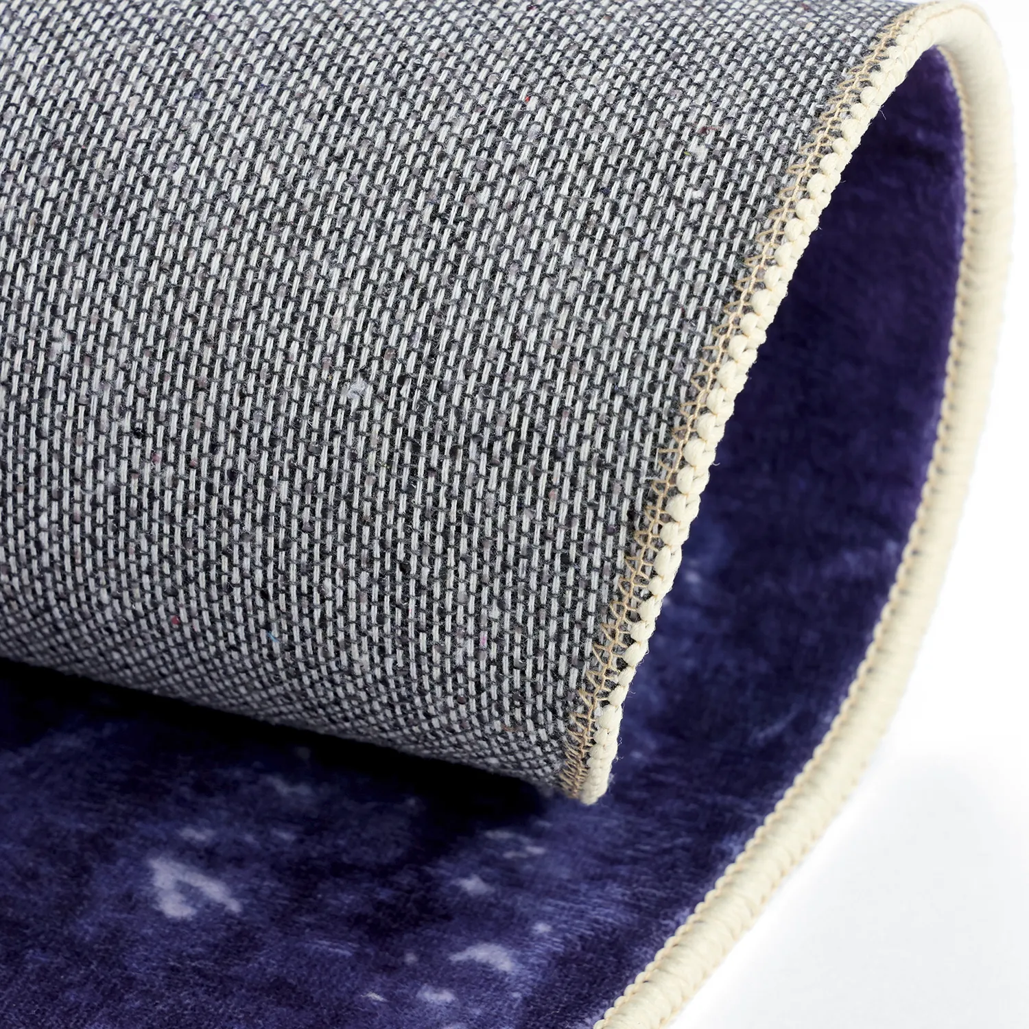 Round rug - Lynton (purple)
