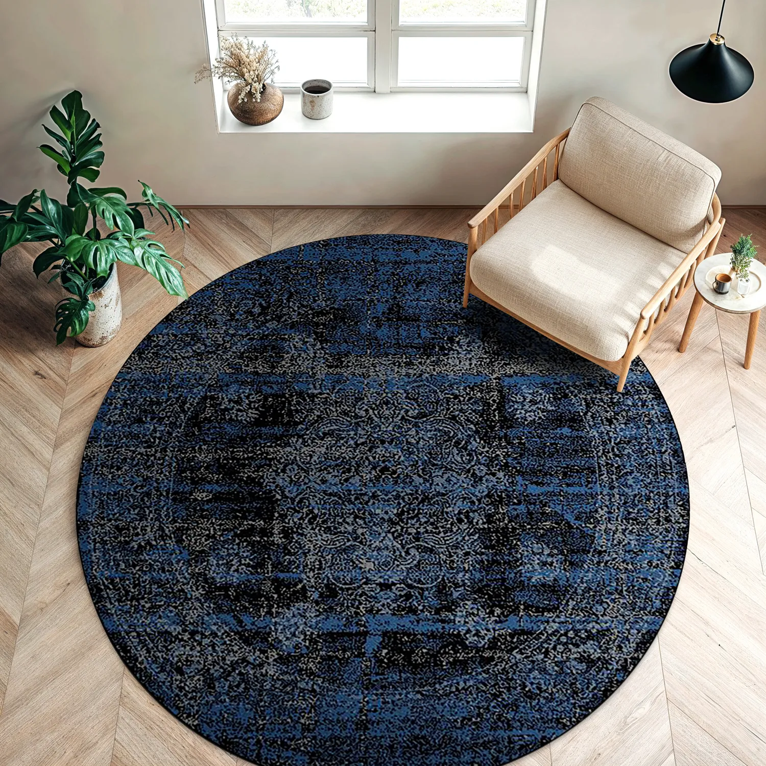 Round rug - Peking Royal (navy)