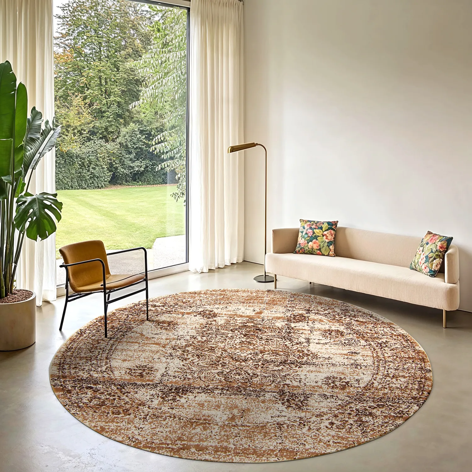 Round rug - Peking Royal (white)