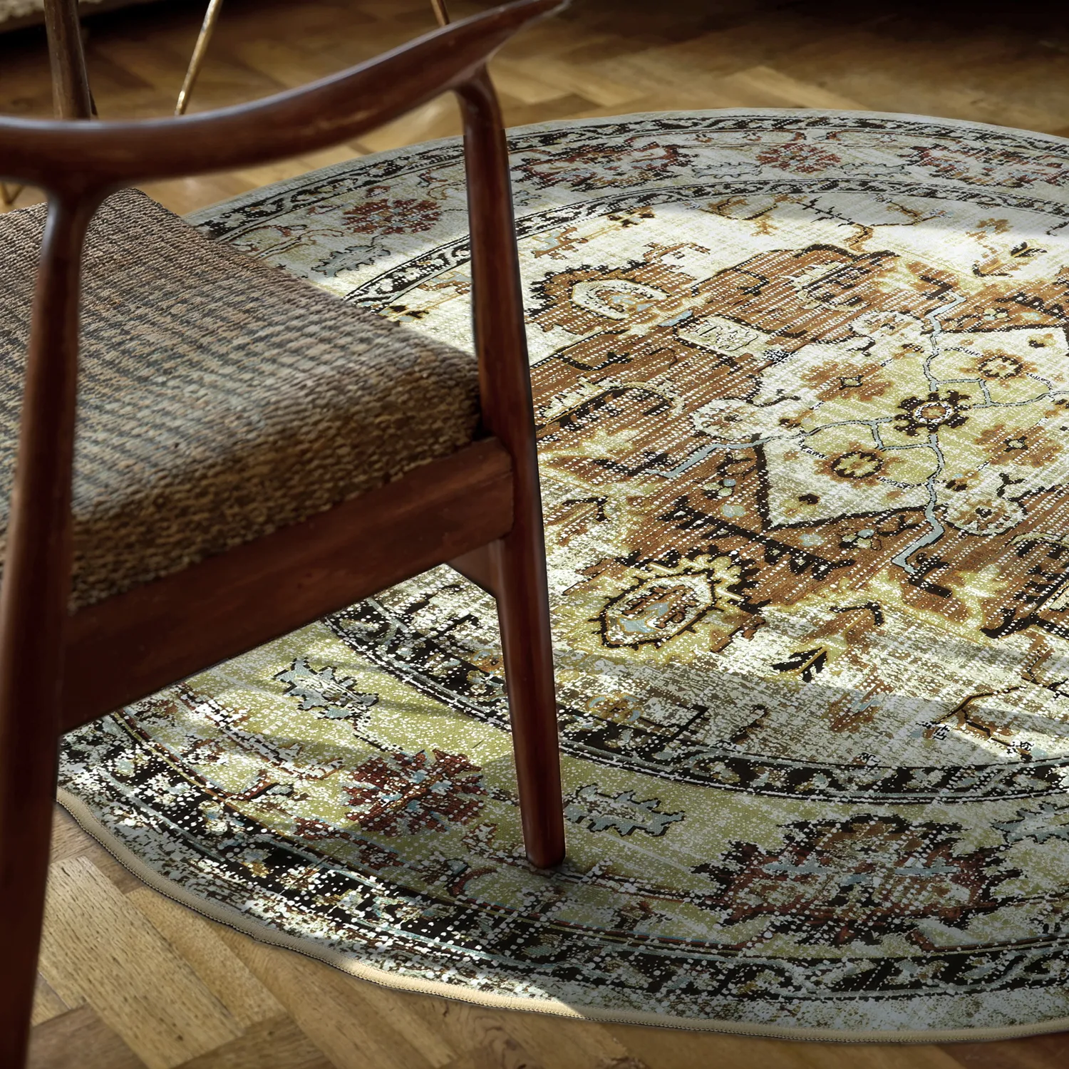 Round rug - Siliana (beige)