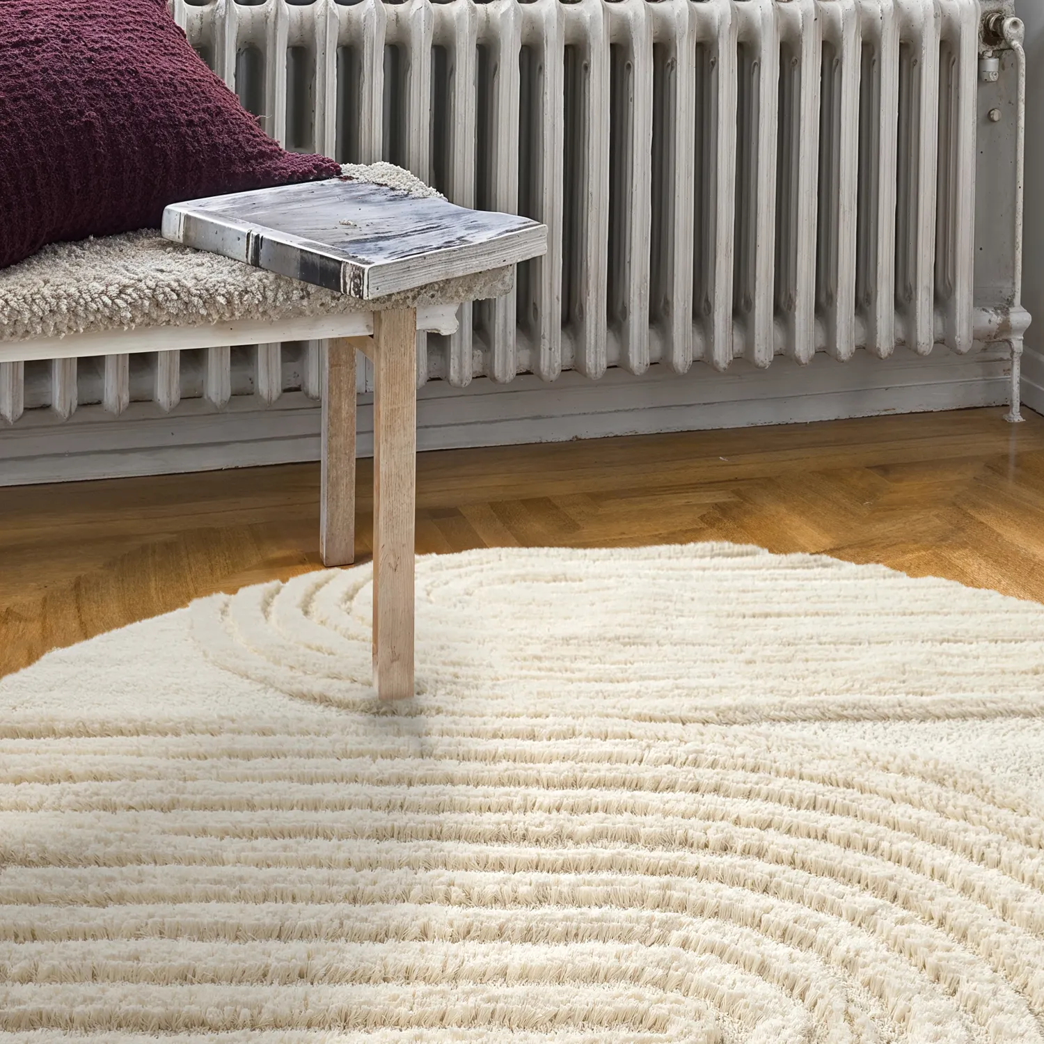 Round rugs - Evora (offwhite)