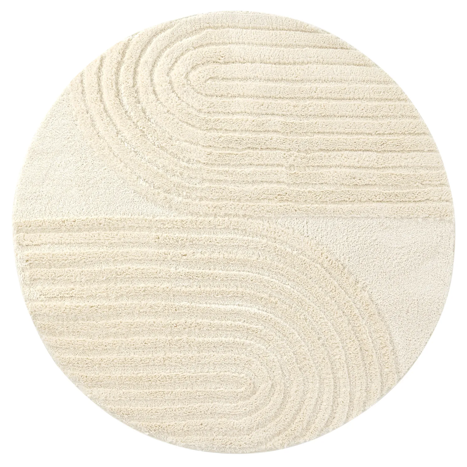 Round rugs - Evora (offwhite)