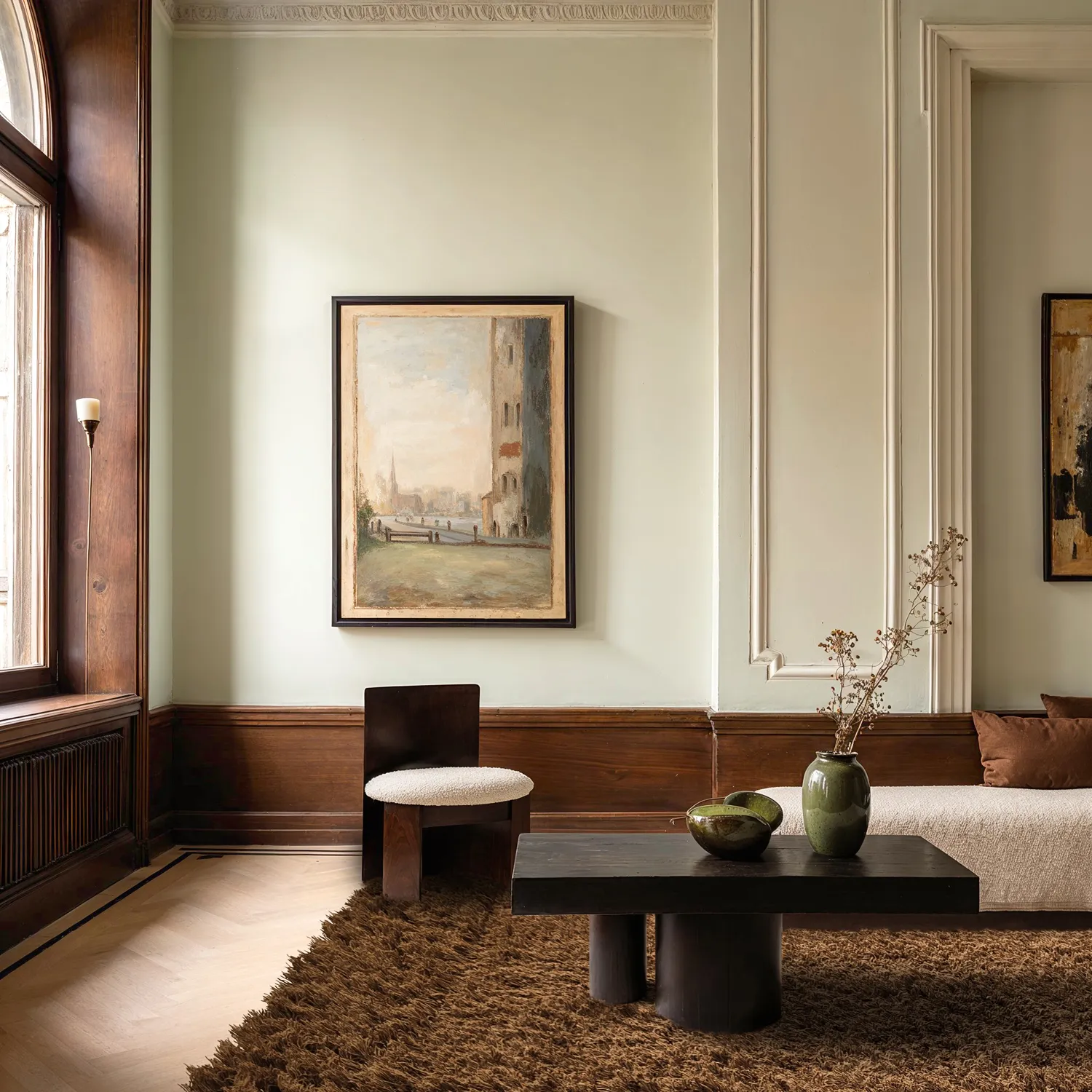 Shaggy rugs - Melilla Hand Woven Wool Shaggy (brown)