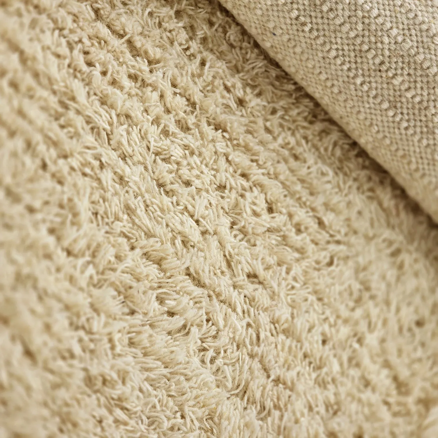 Shaggy rugs - Melilla Hand Woven Wool Shaggy (nature)