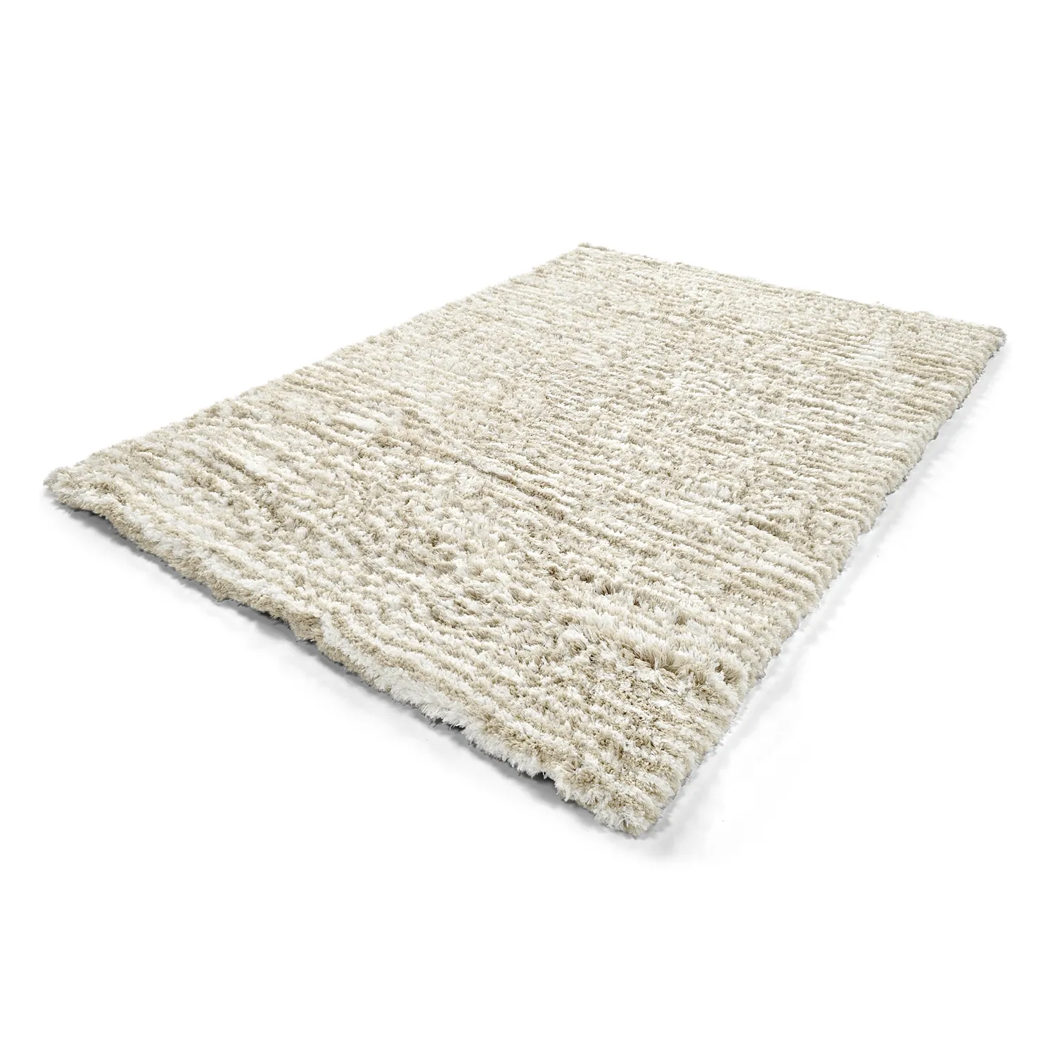 Shaggy rugs - Aden (beige/white)