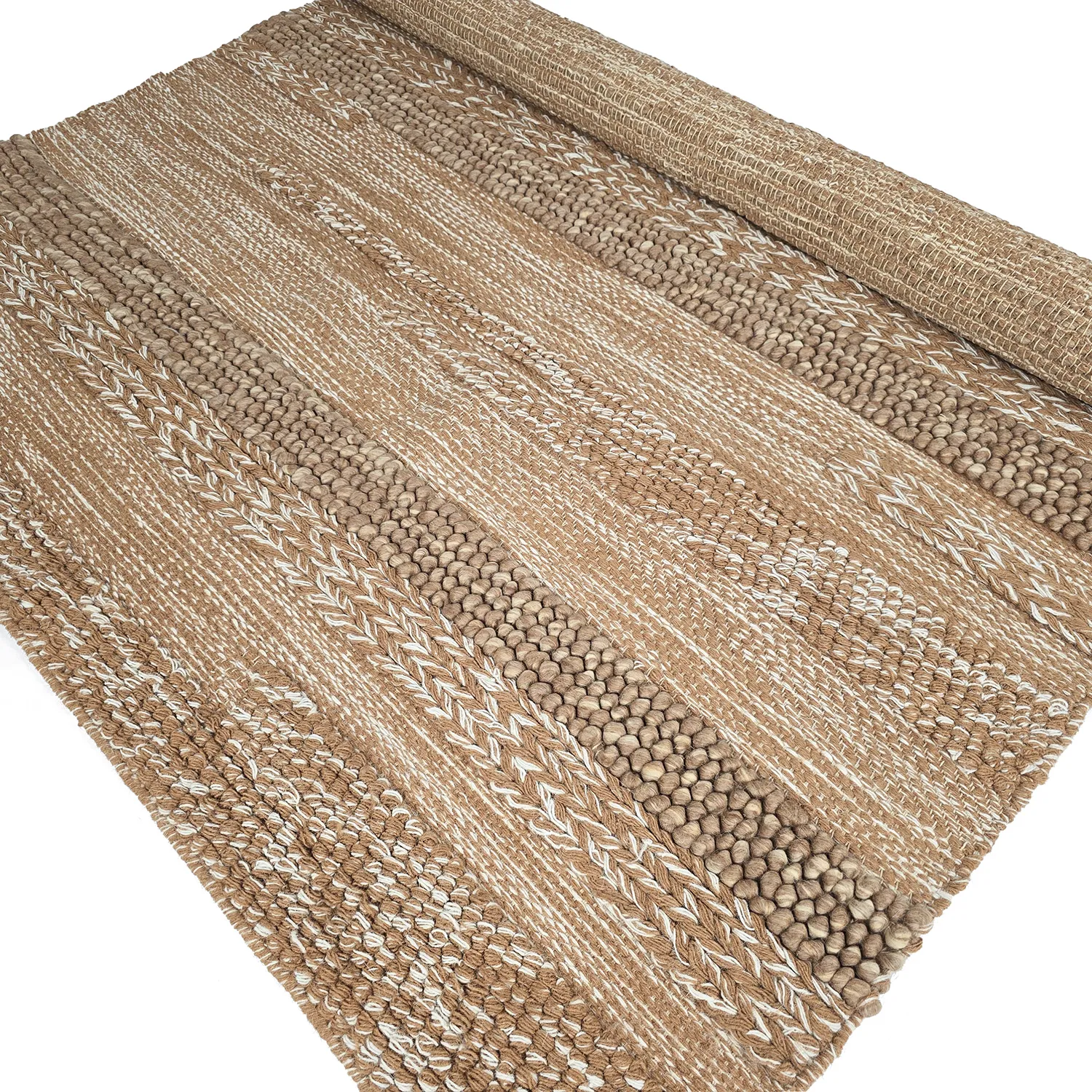 Wool rug - Almaty (light brown)