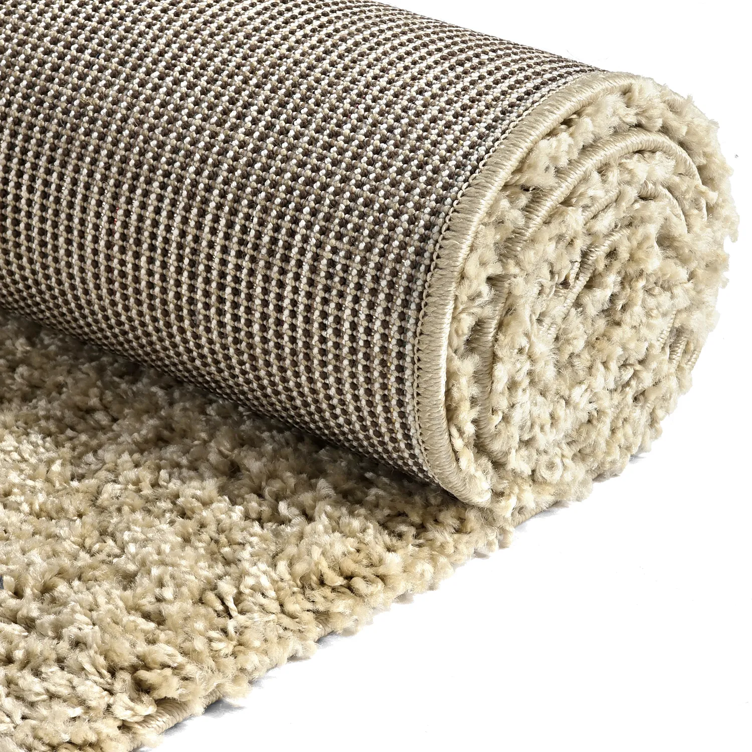 Shaggy rugs - Alsace (beige/white/brown)