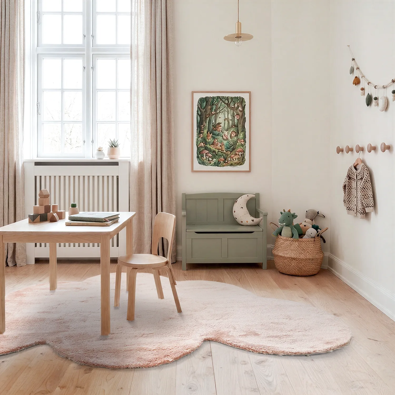 Children's Rug - Aranga Super Soft Cloud (pink)