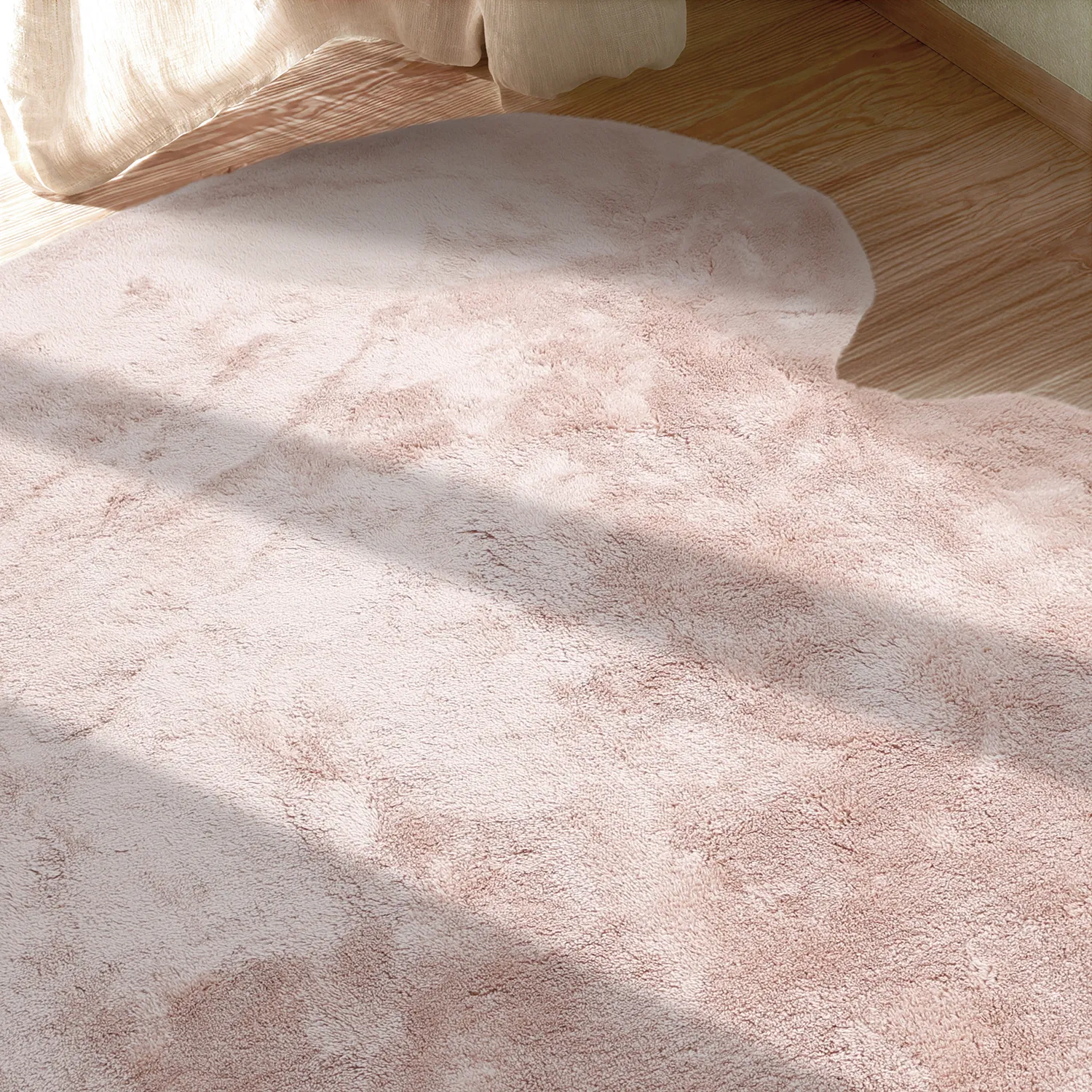 Children's Rug - Aranga Super Soft Heart (pink)