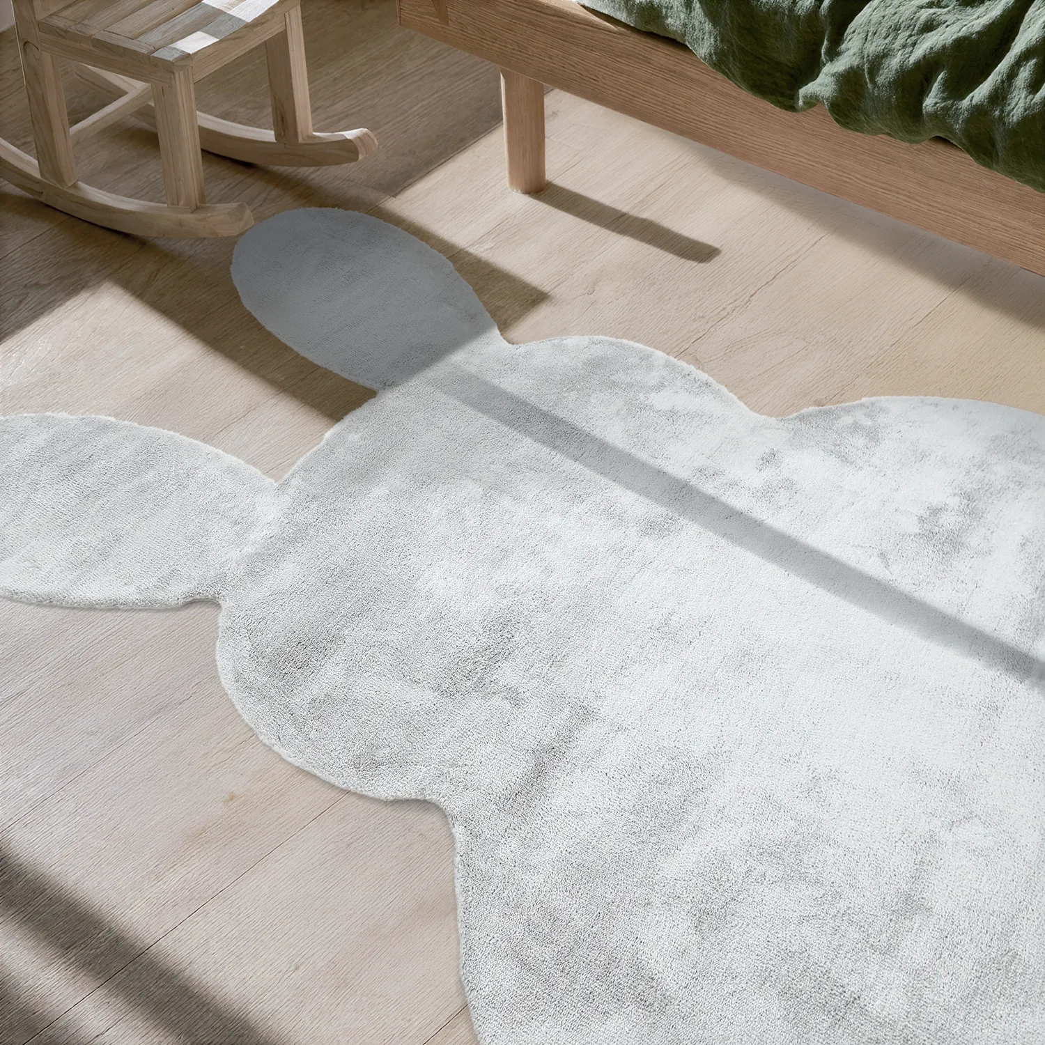 Children's Rug - Aranga Super Soft Bunny (grey)