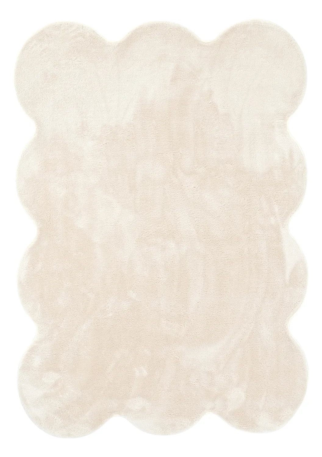 Wavy Shaggy Rug - Aranga Super Soft Fur (beige)