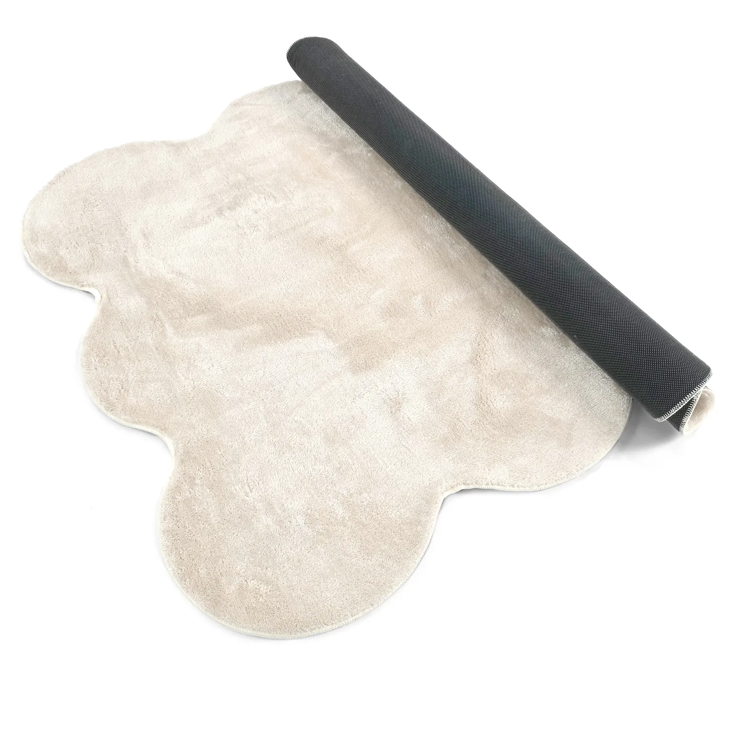 Wavy Shaggy Rug - Aranga Super Soft Fur (beige)