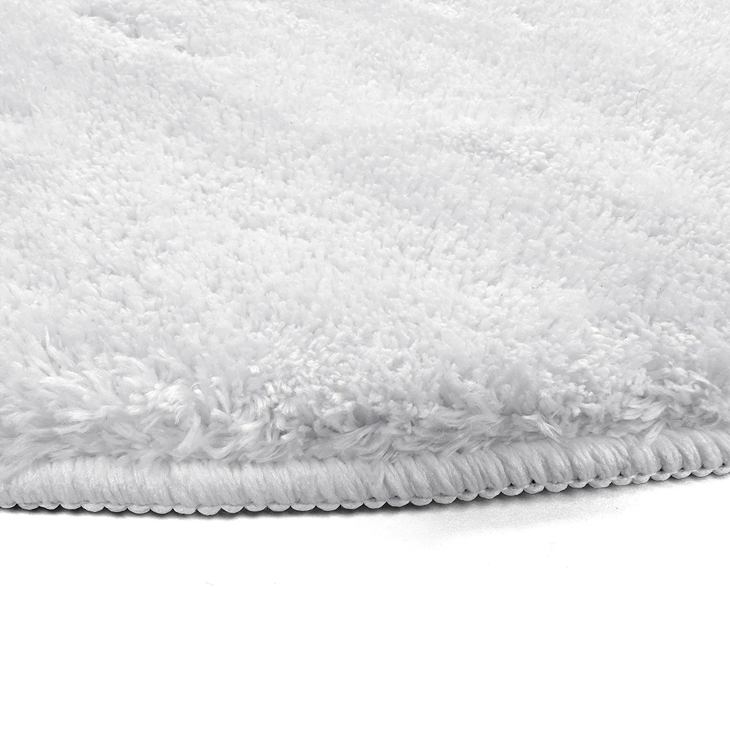 Oval Shaggy Rug - Aranga Super Soft Fur (white)