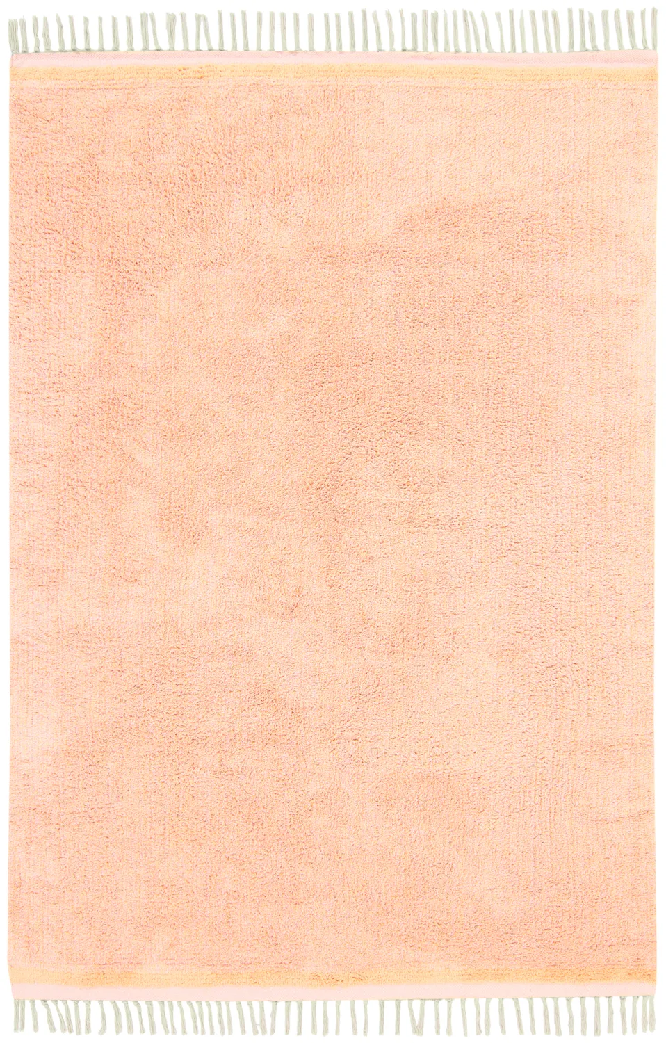 Shaggy rugs - Celina Natural Cotton Shaggy (pink/beige)