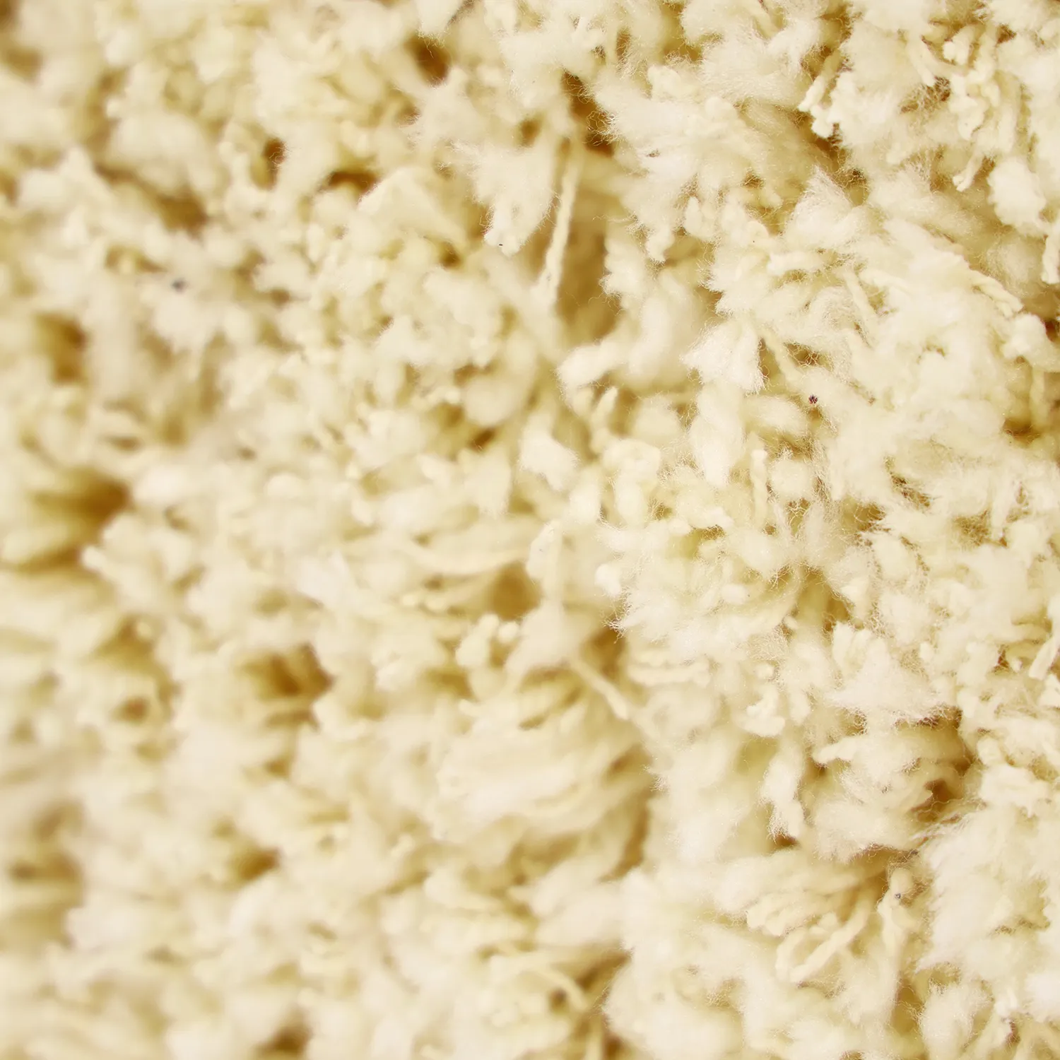 Shaggy rugs - Combarro Solid Cotton Shaggy (light yellow)