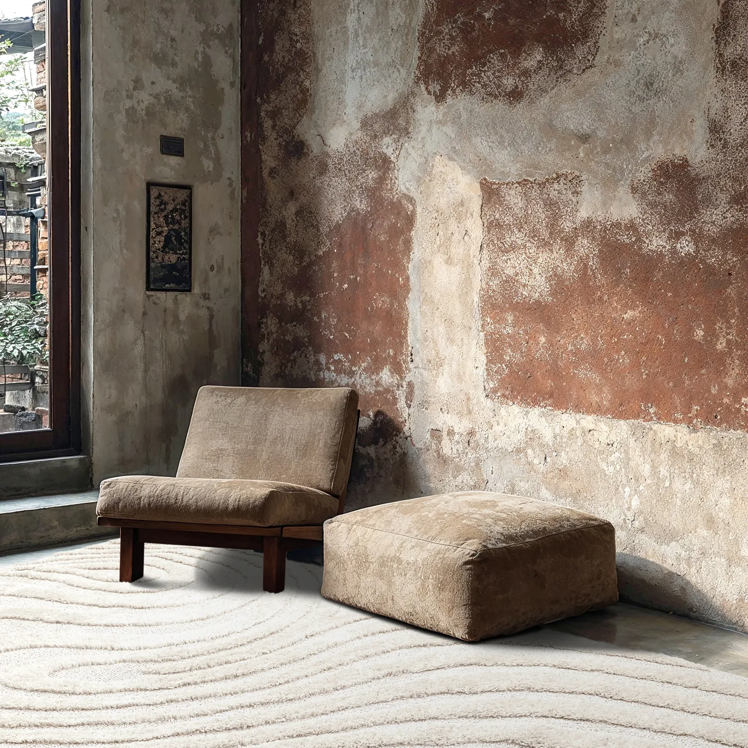 Shaggy rugs - Gifu (off-white)