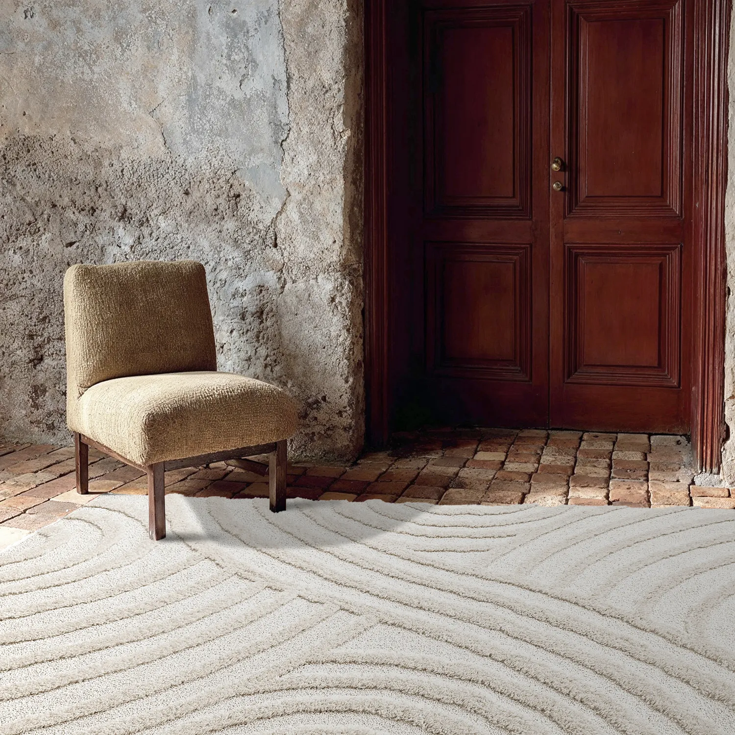 Shaggy rugs - Iwaki (off-white)