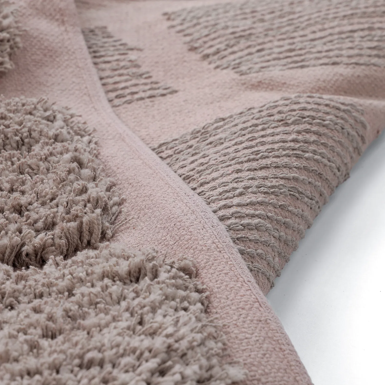 Shaggy rugs - Otranto Natural Cotton Shaggy (taupe)
