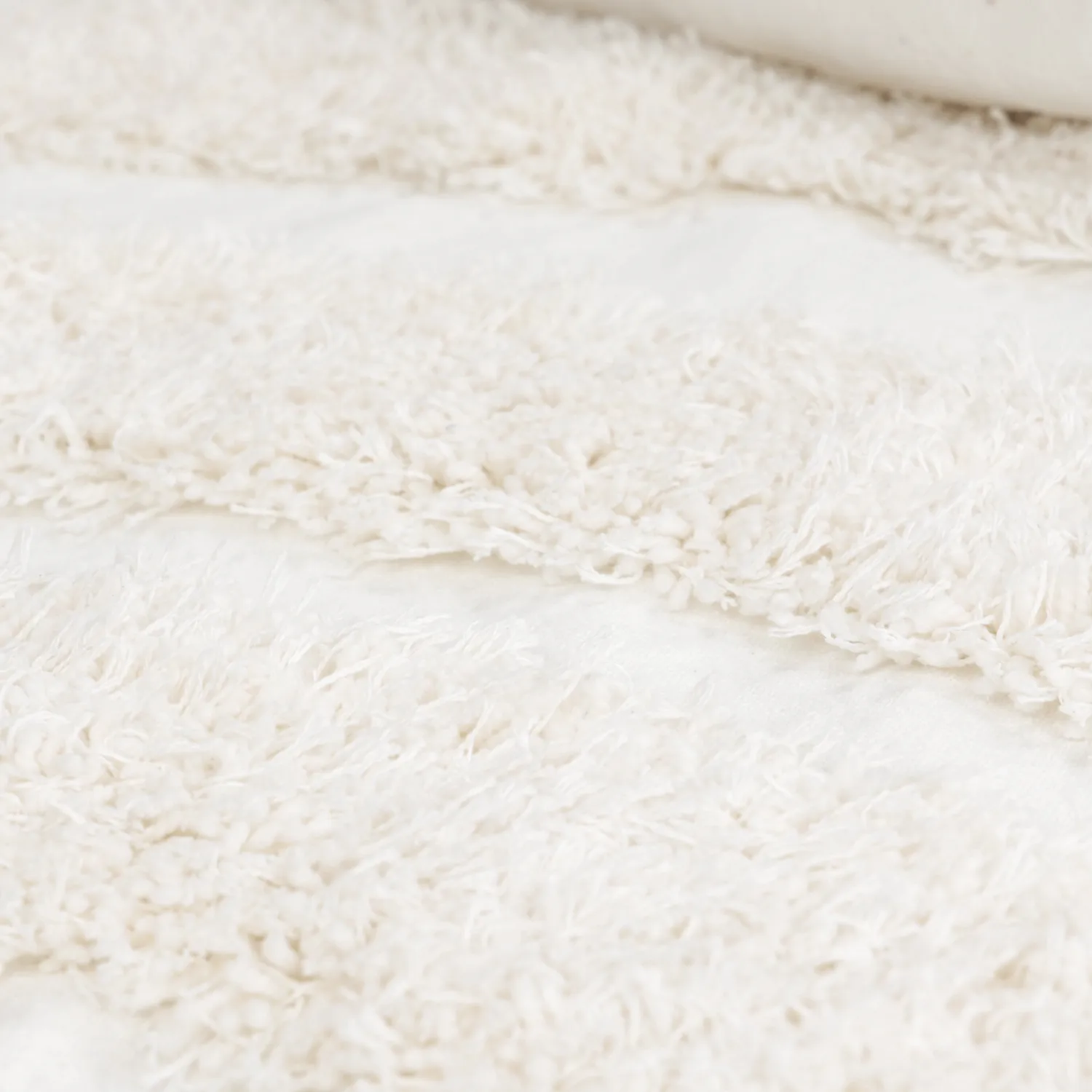 Shaggy rugs - Sivota Natural Cotton Shaggy (off-white)