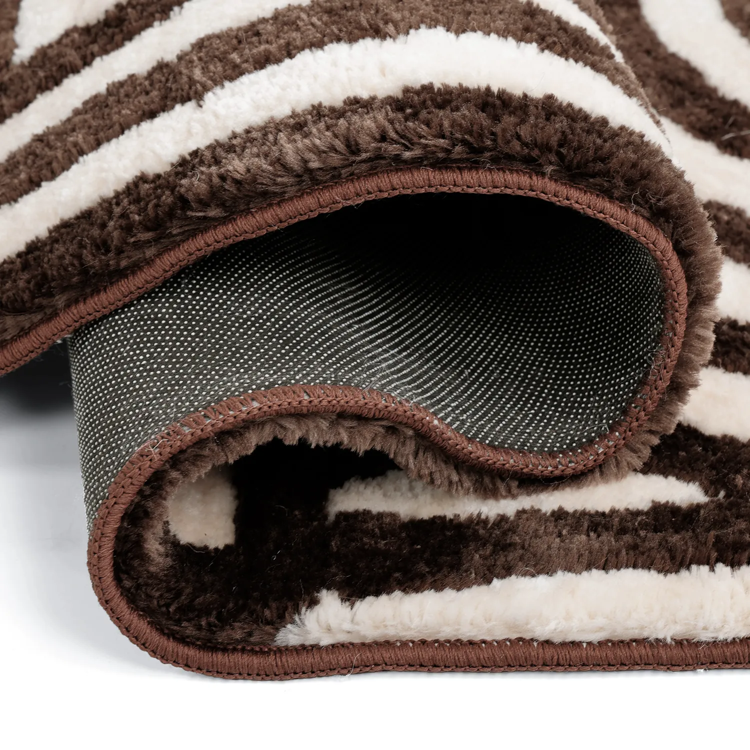 Shaggy rugs - Volos (cream/brown)