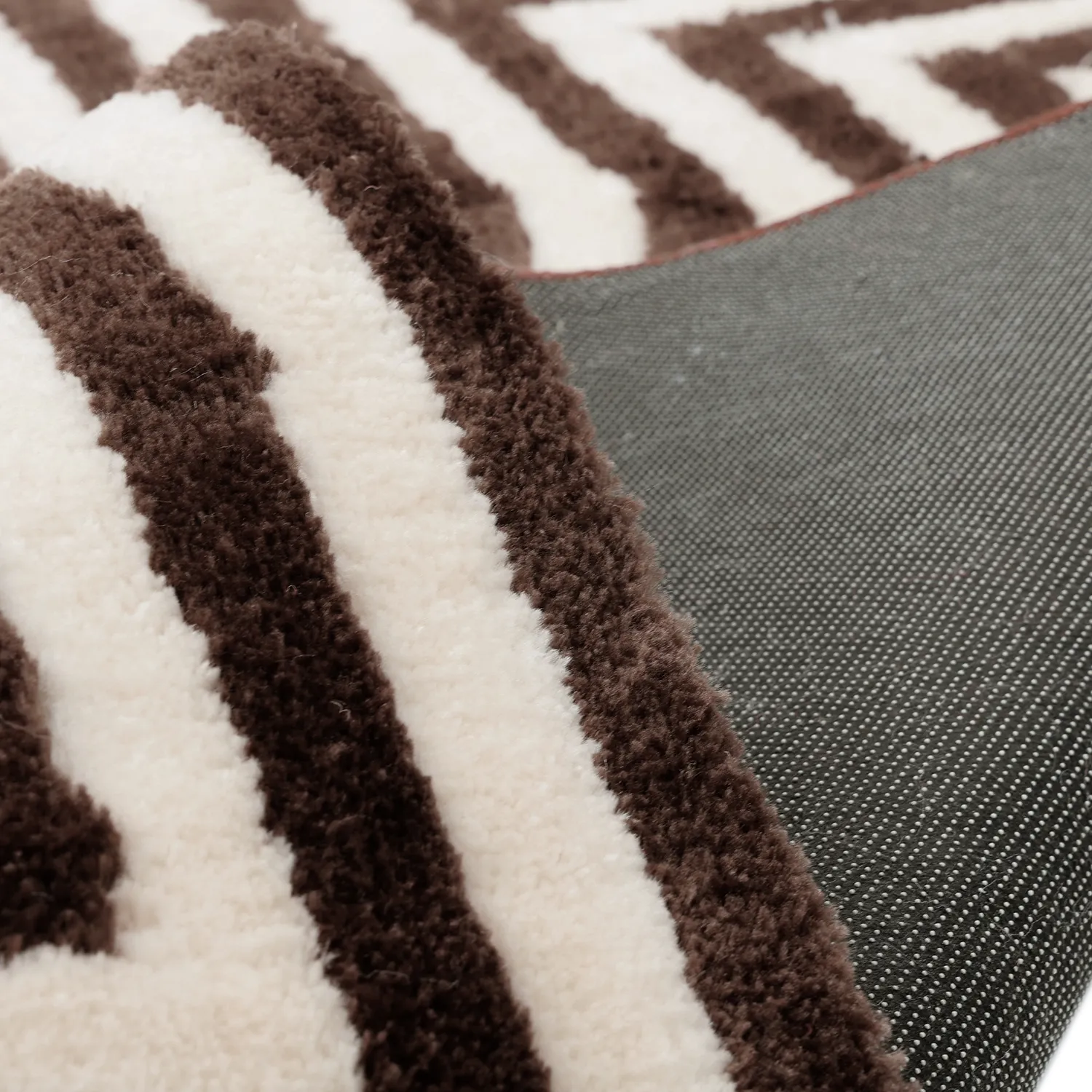 Shaggy rugs - Volos (cream/brown)
