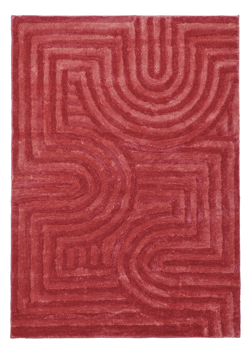 Shaggy rugs - Volos (red/pink)
