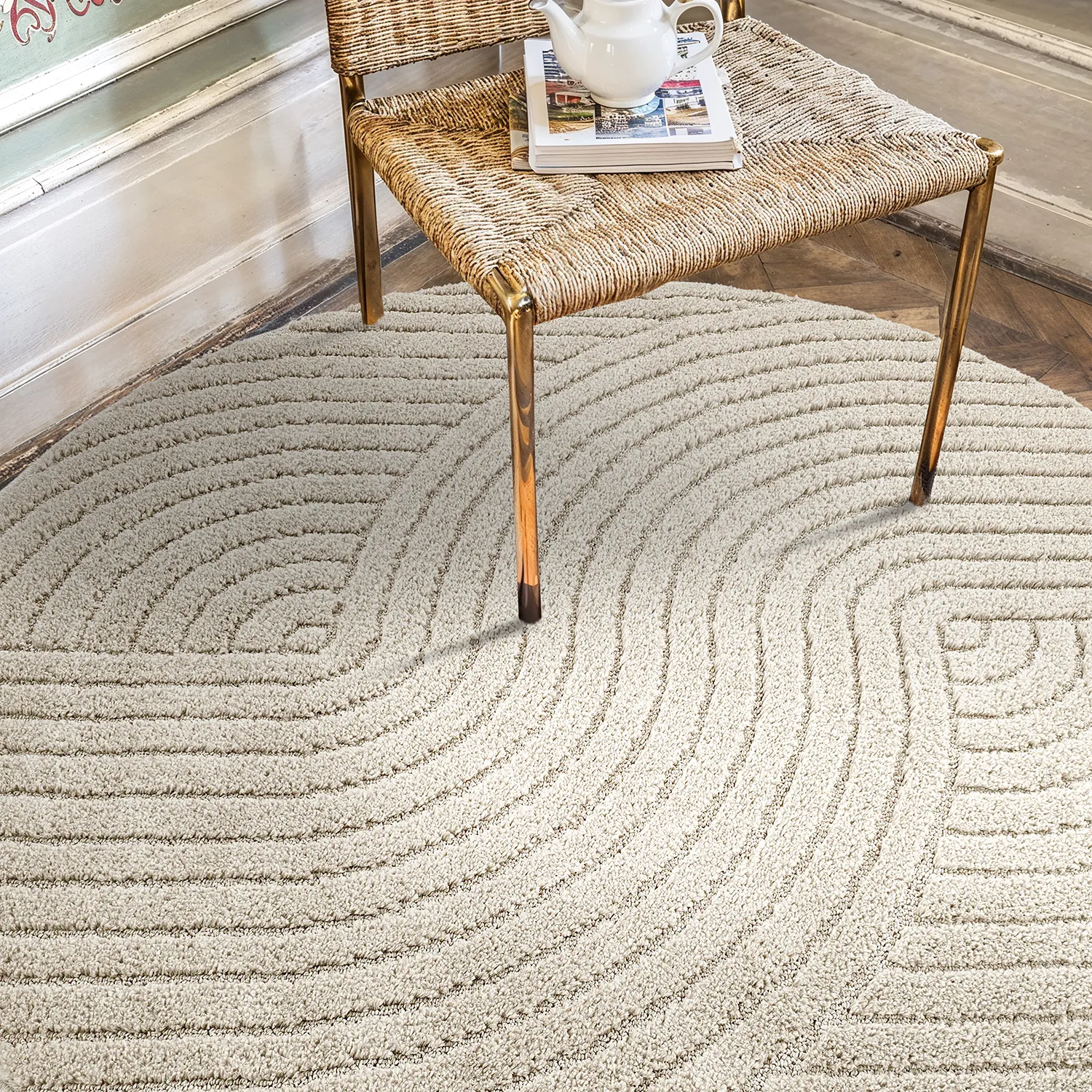 Round rugs - Wendy (beige)