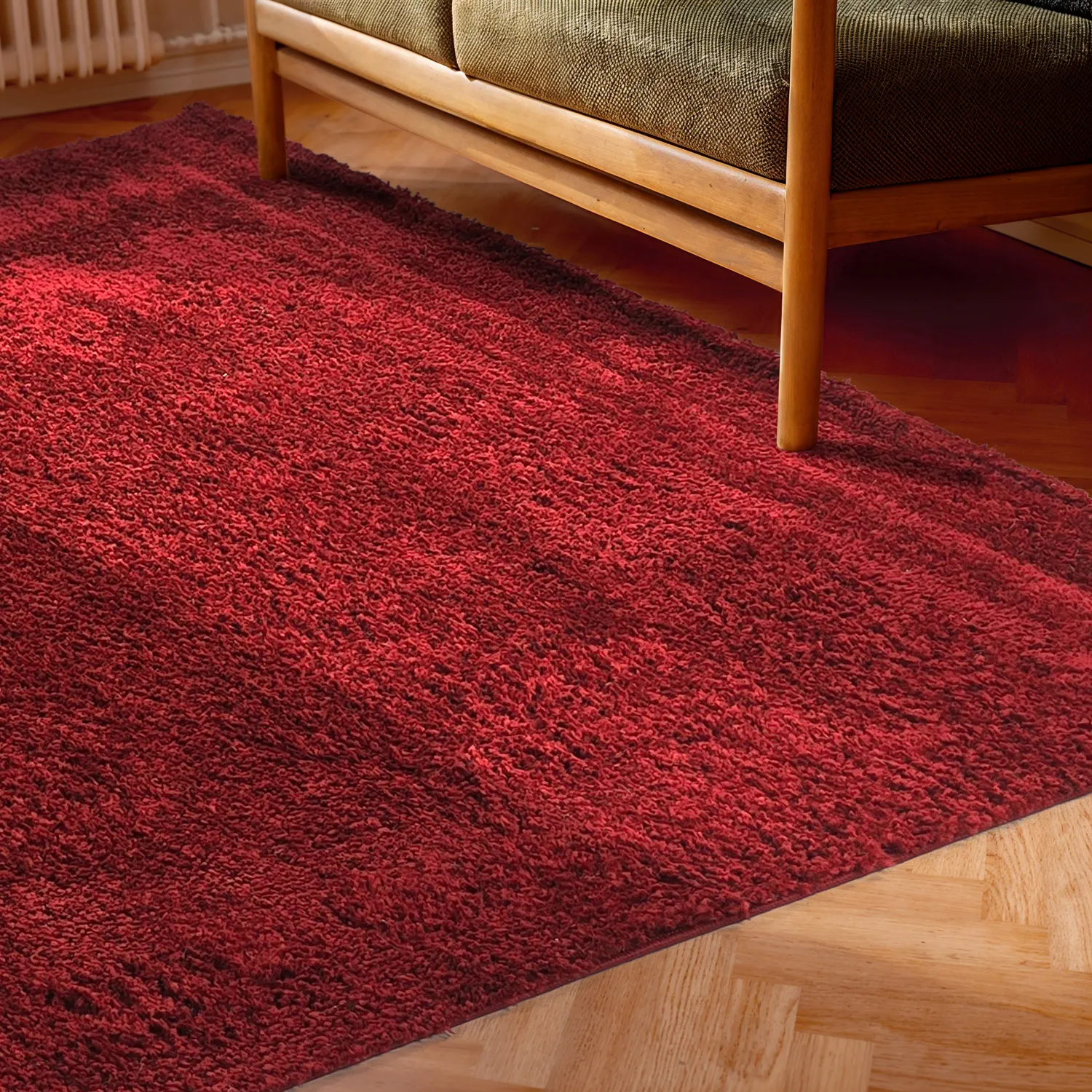 Shaggy rugs - Zoe (red)