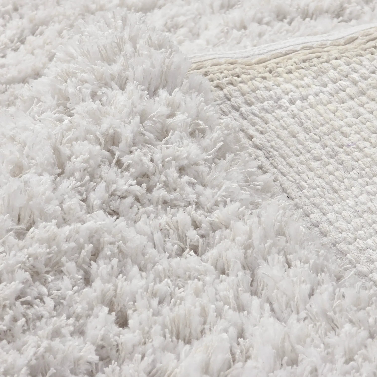 Shaggy rugs - Combarro Solid Cotton Shaggy (cream)
