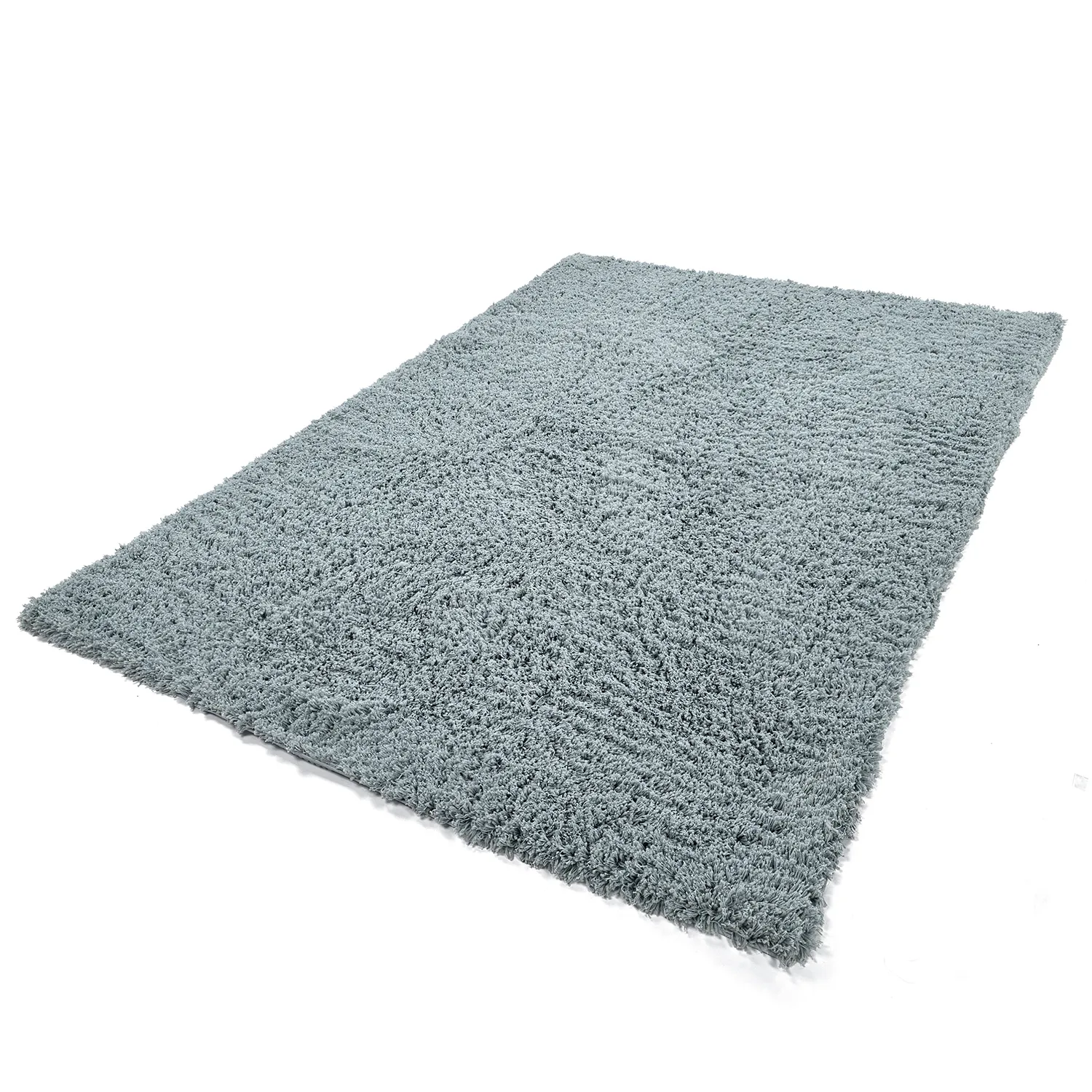 Shaggy rugs - Combarro Solid Cotton Shaggy (light blue)