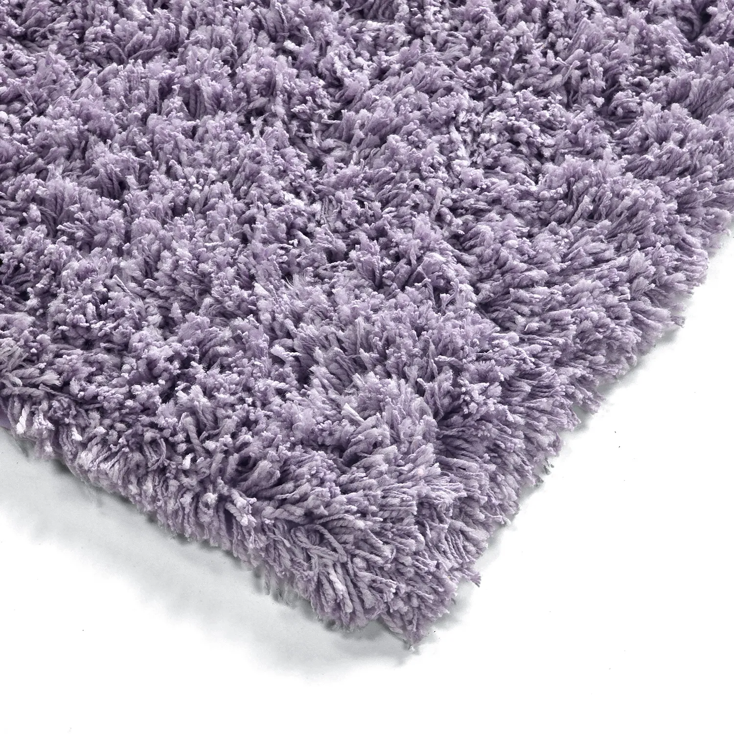 Shaggy rugs - Combarro Solid Cotton Shaggy (light purple)