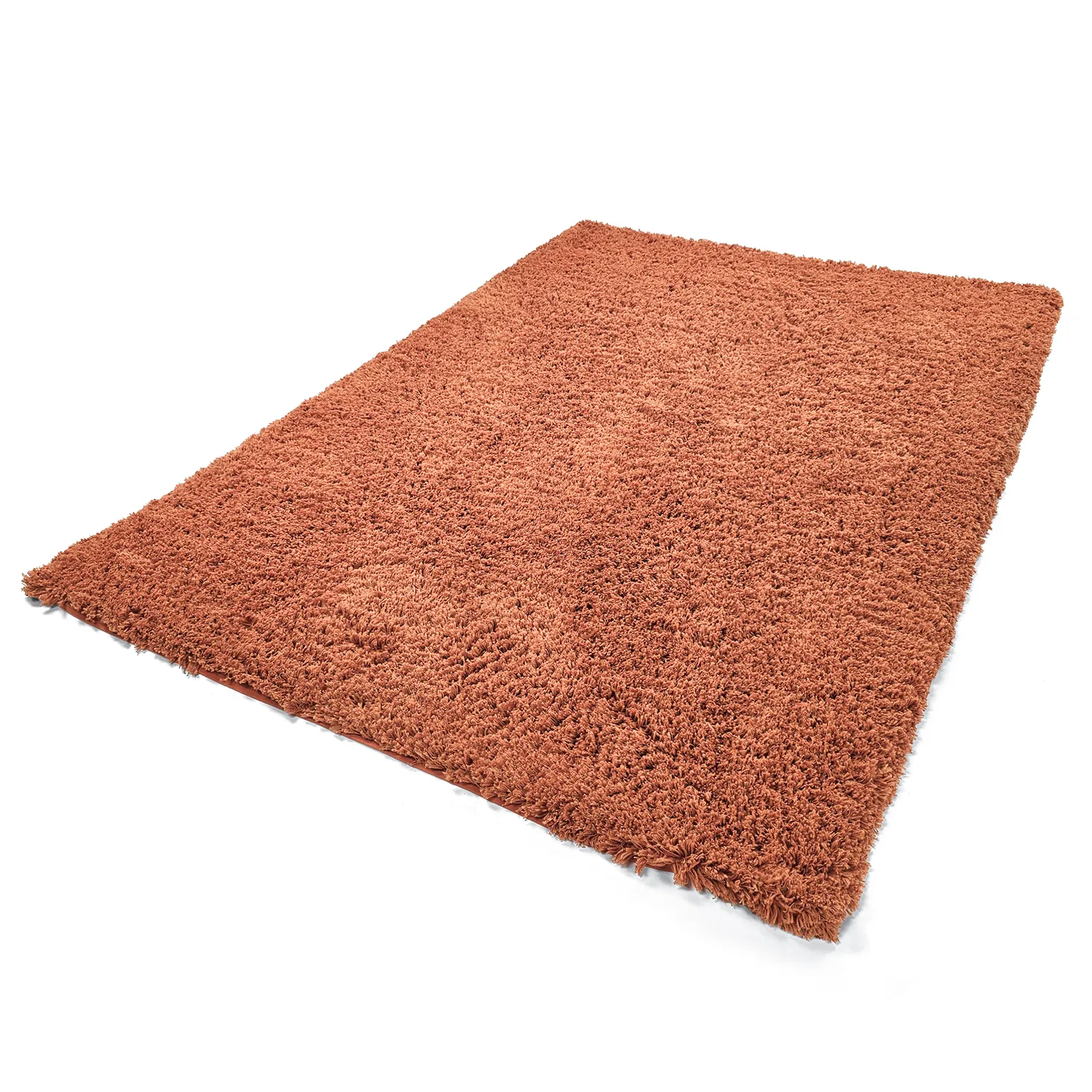 Shaggy rugs - Combarro Solid Cotton Shaggy (light orange)