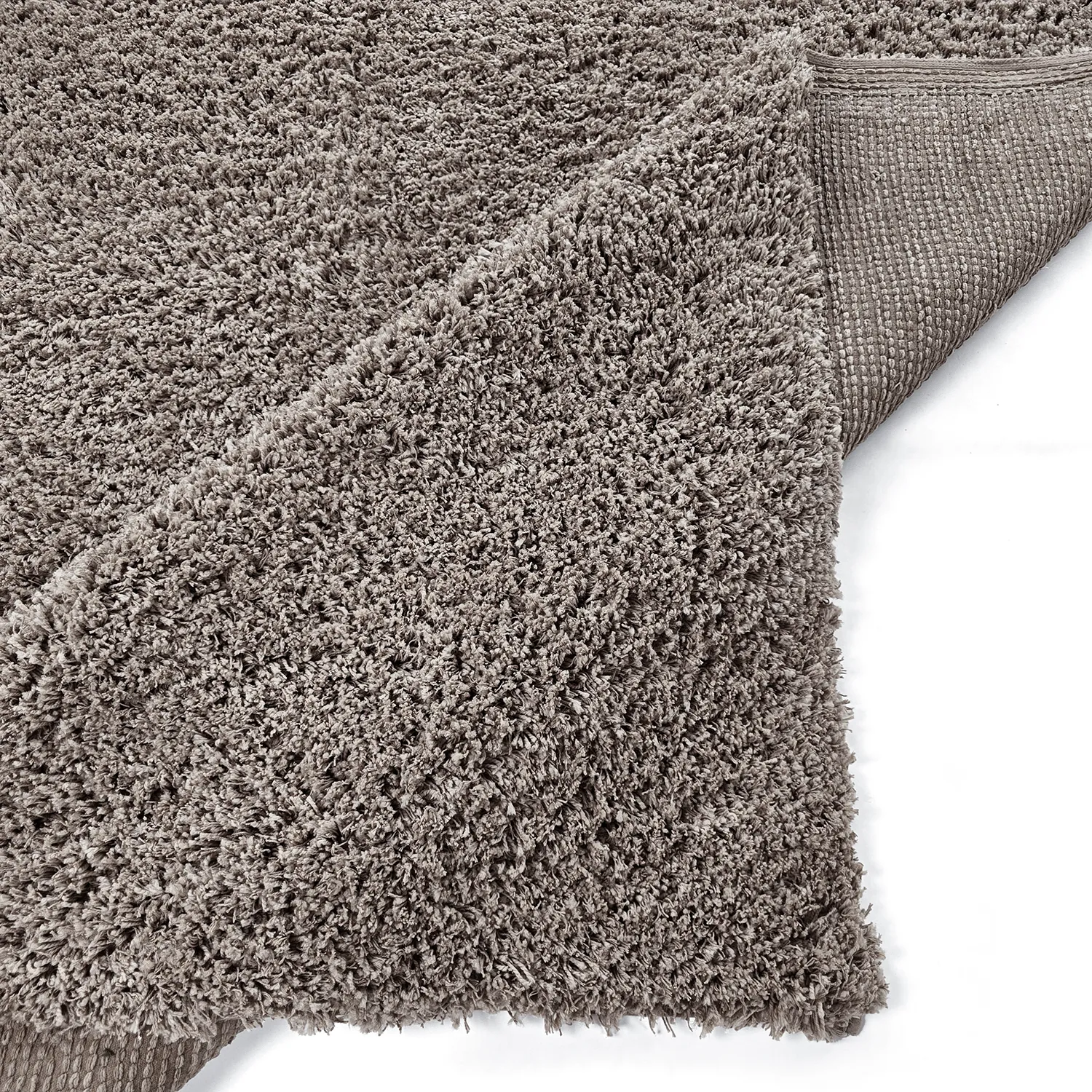 Shaggy rugs - Combarro Solid Cotton Shaggy (taupe)