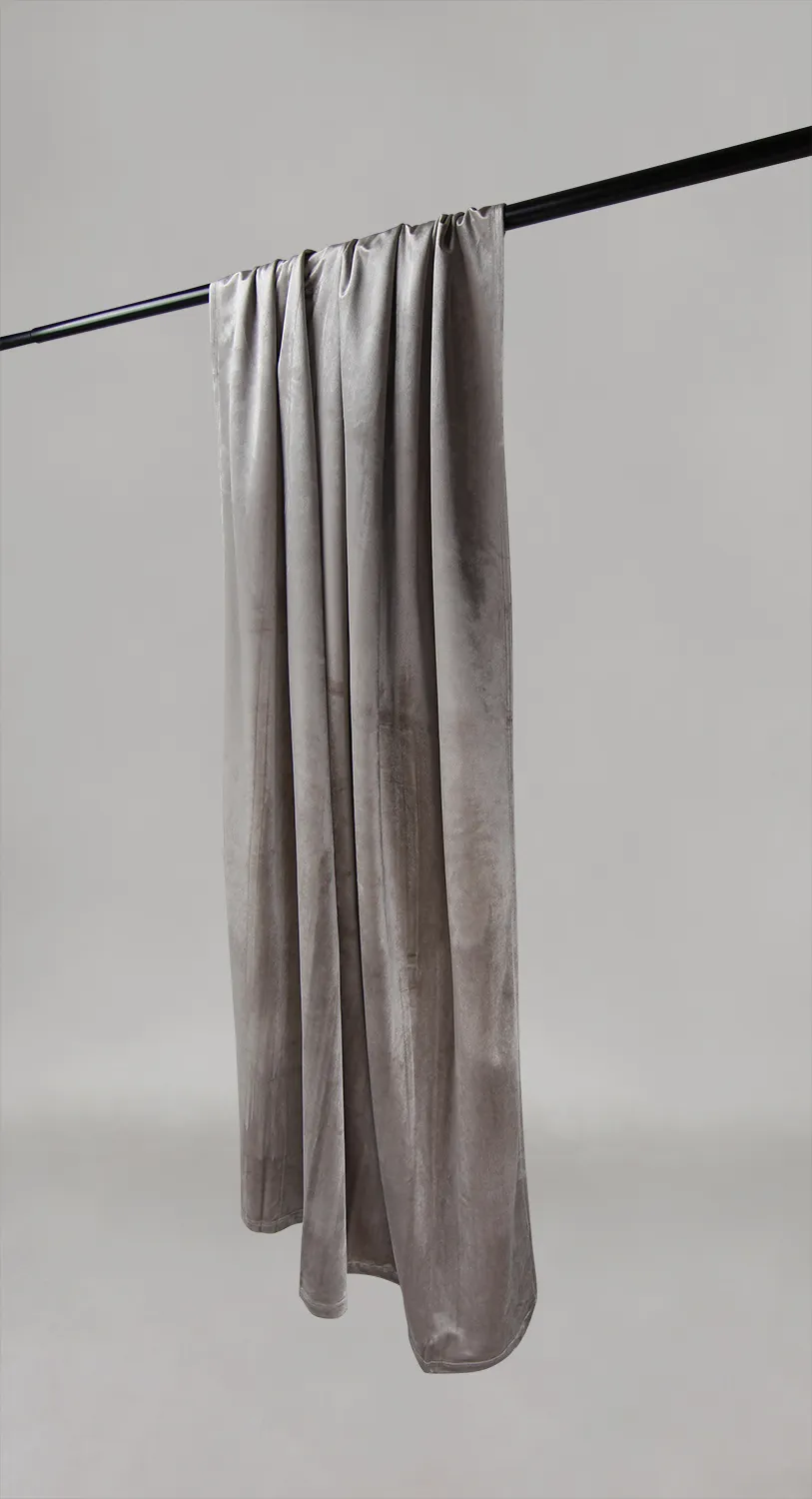 Curtains - Velvet curtains Marlyn (light grey)