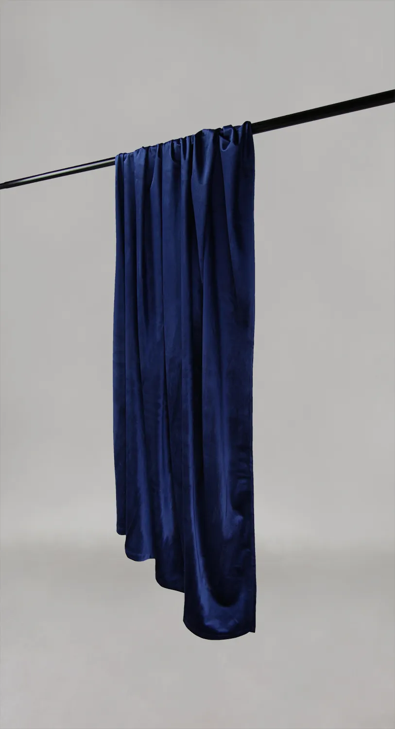 Curtains - Velvet curtains Marlyn (dark blue)