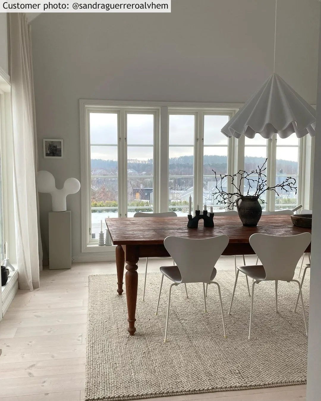 Wool rug - Avafors Wool Bubble (beige)