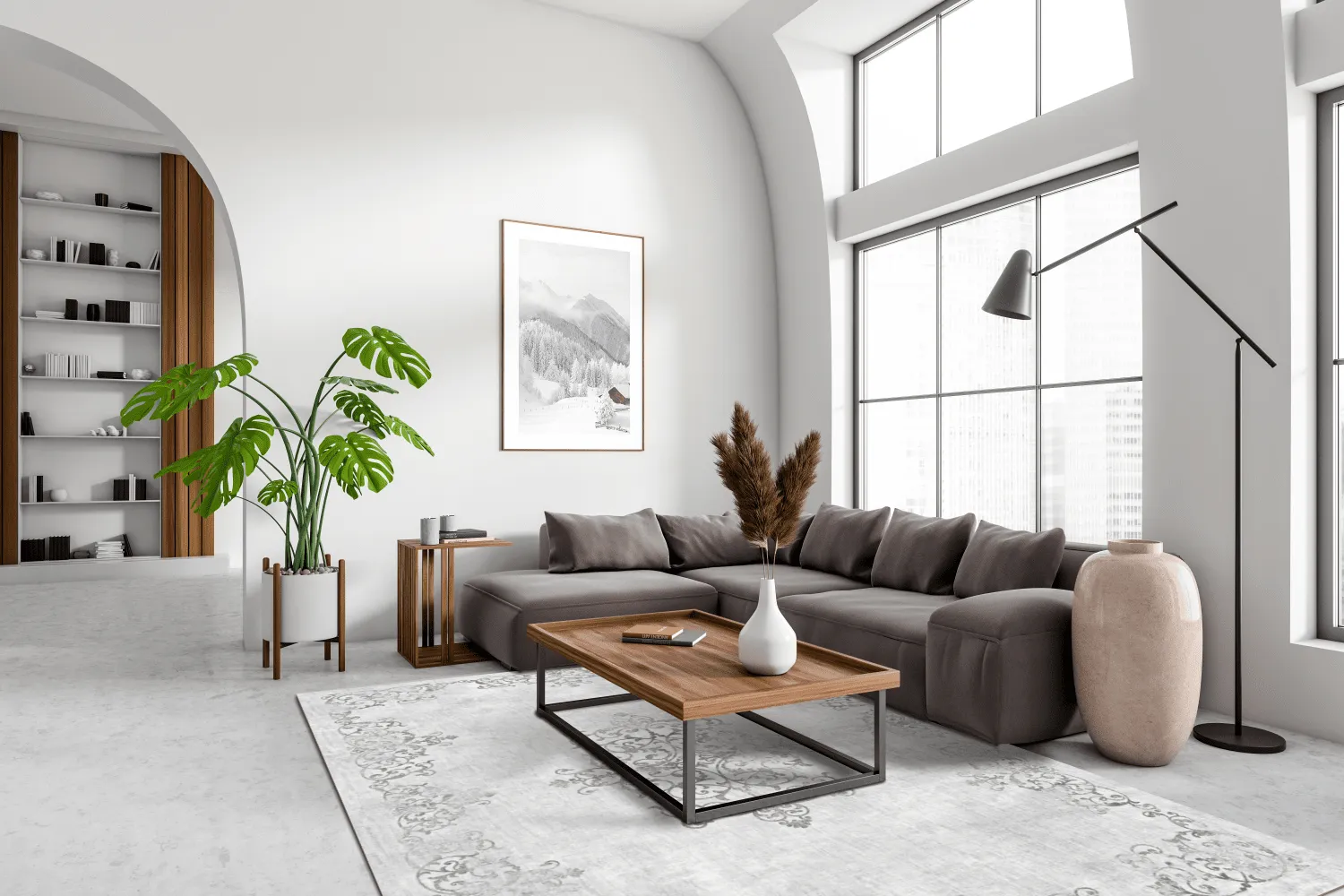 Wilton rug - Santi (light grey)