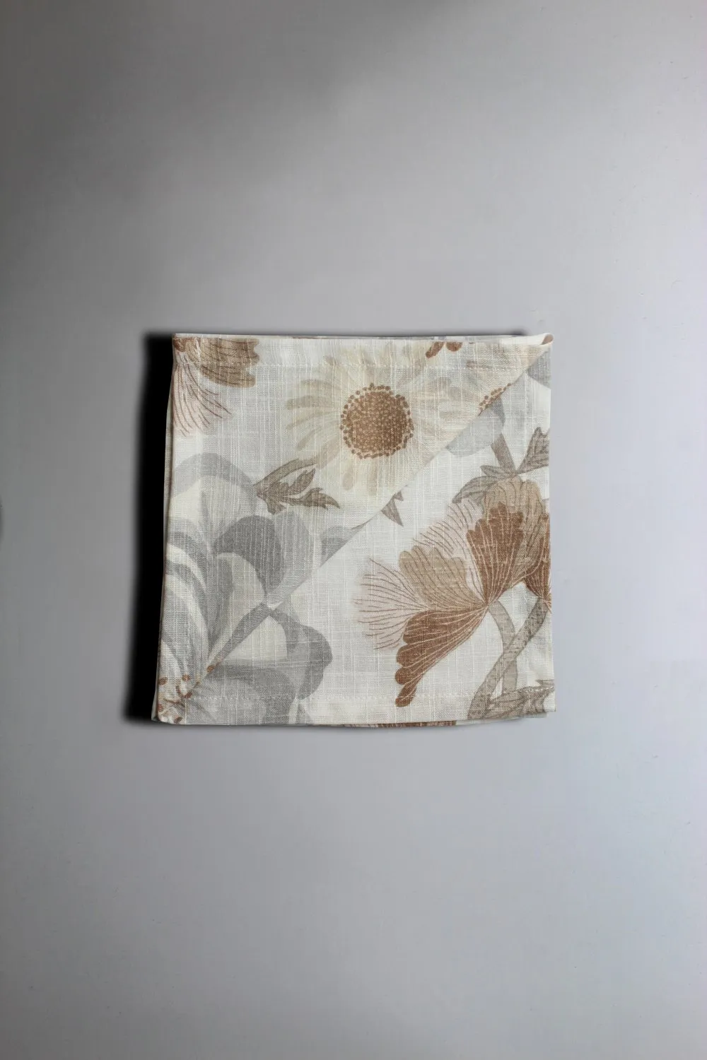 Napkins 4-pack - Serena (grey/beige)