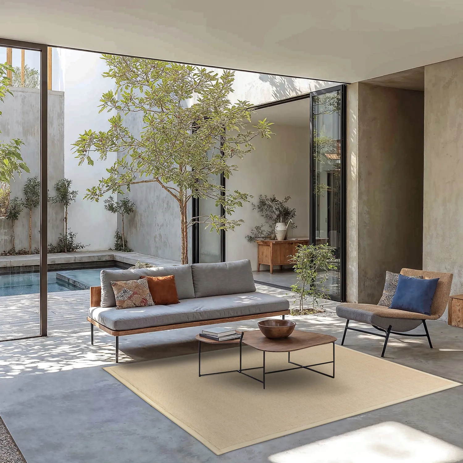 Sisal rugs - Agave (sand)