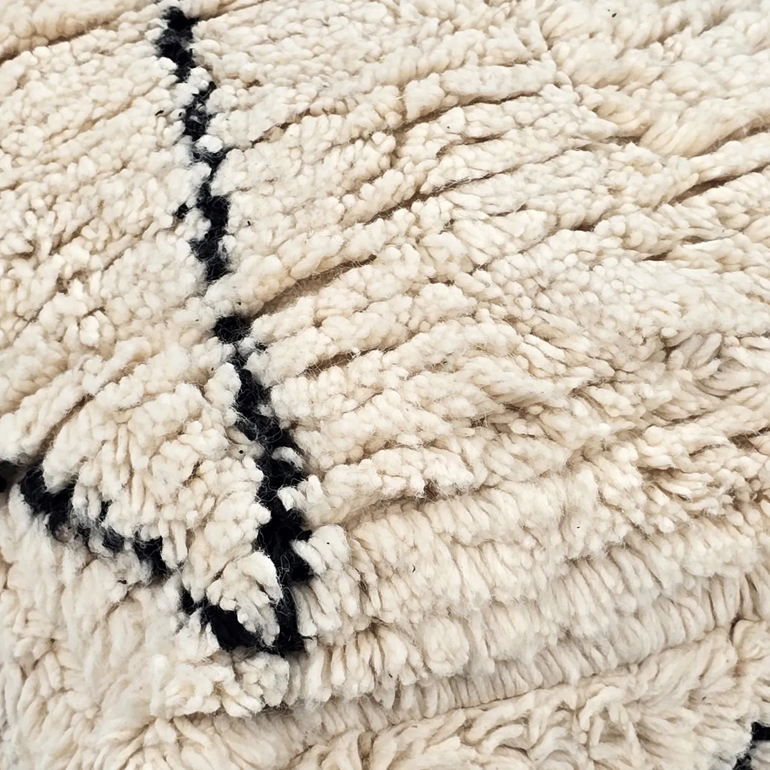 Pouf - Moroccan Beni Ourain 052