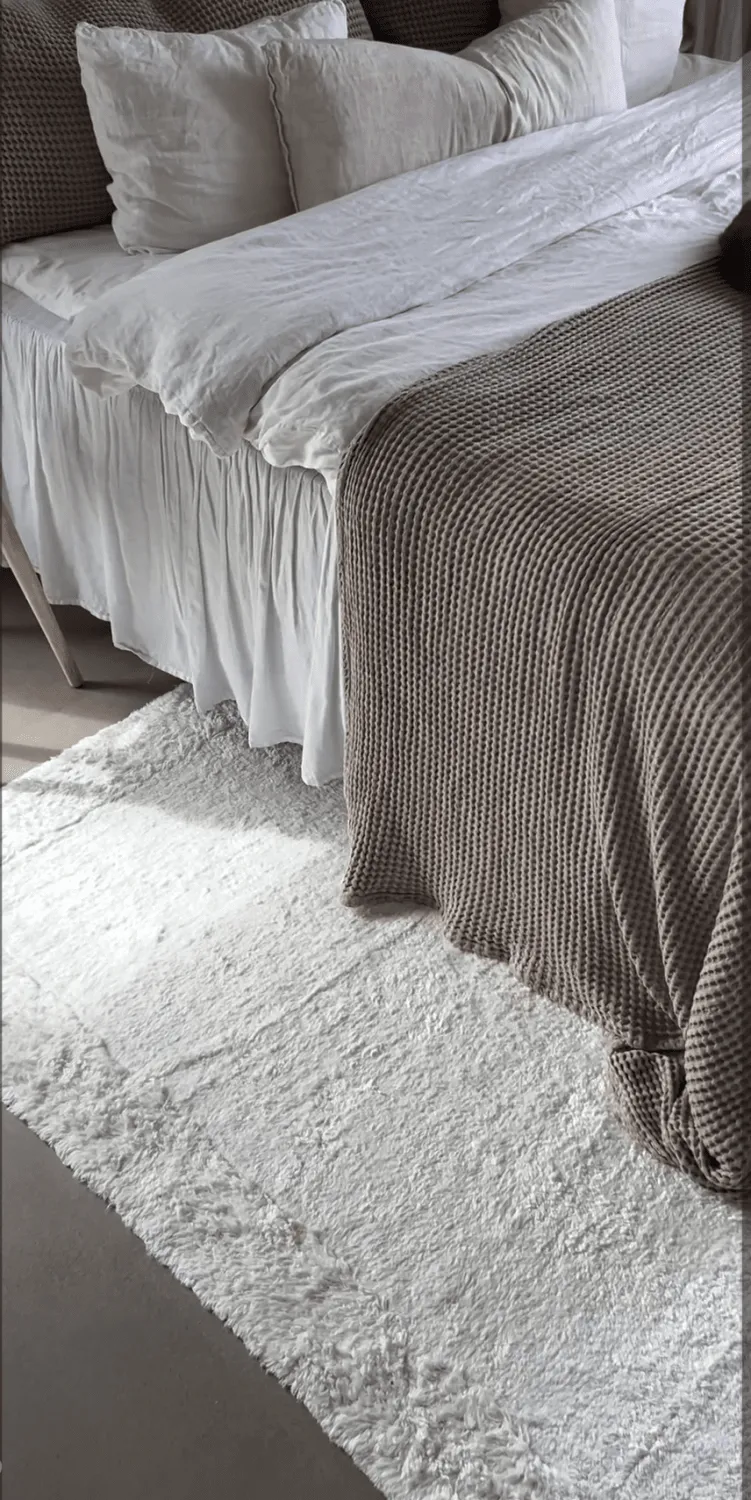 Shaggy rugs - Ebba Natural Cotton Shaggy (offwhite)