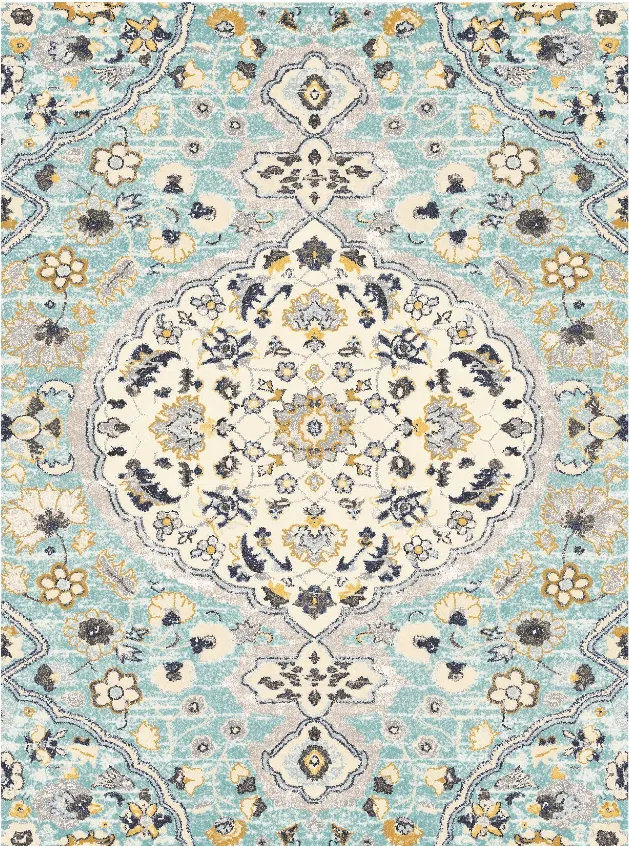 Wilton rug - Mojácar (blue)