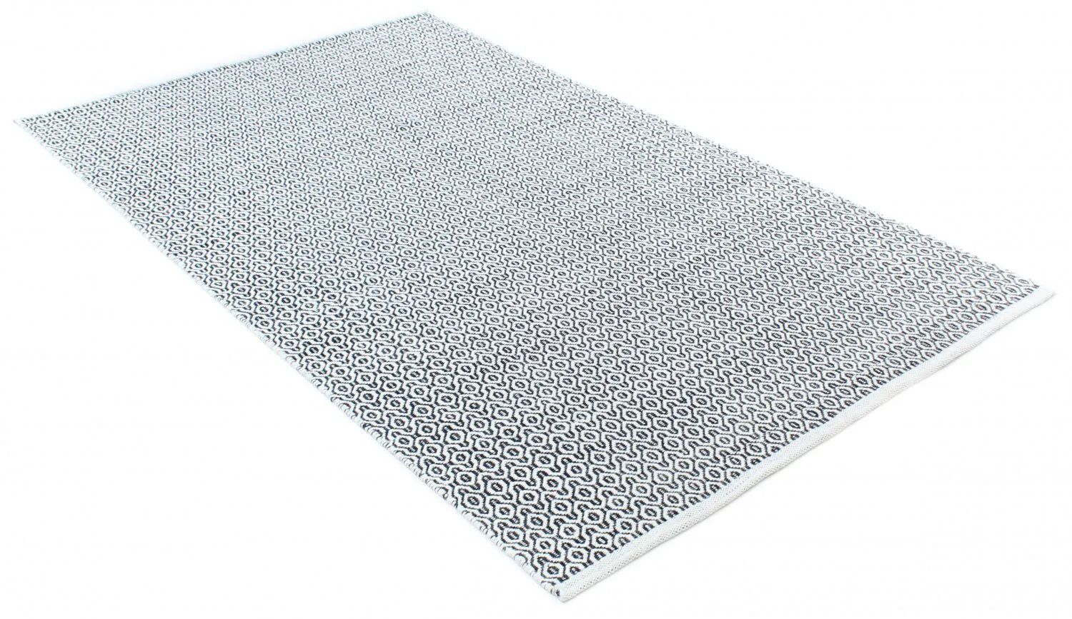 Wool rug - Snowshill (black/white)