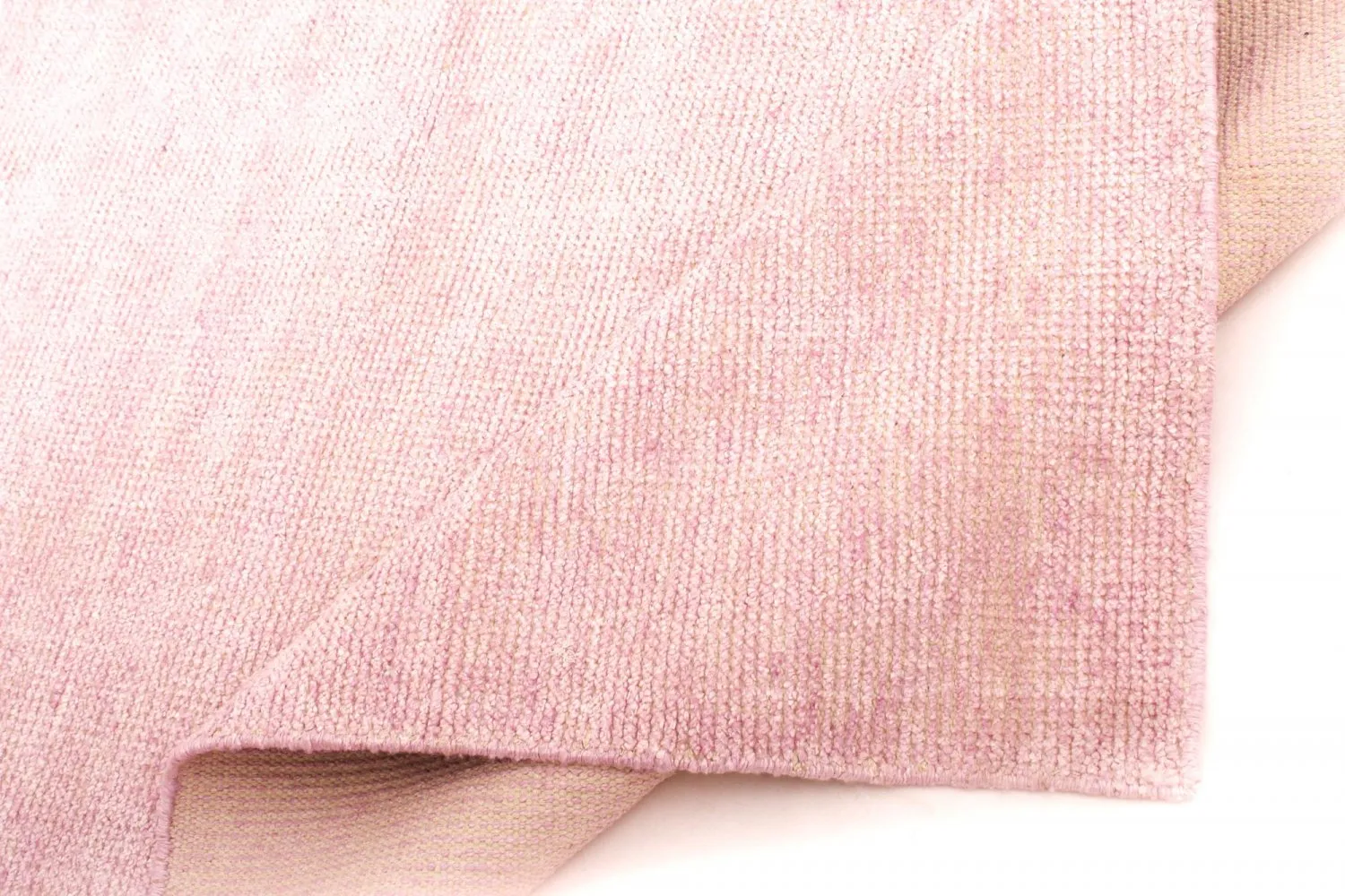 Bamboo silk rug - Faliraki (light pink)