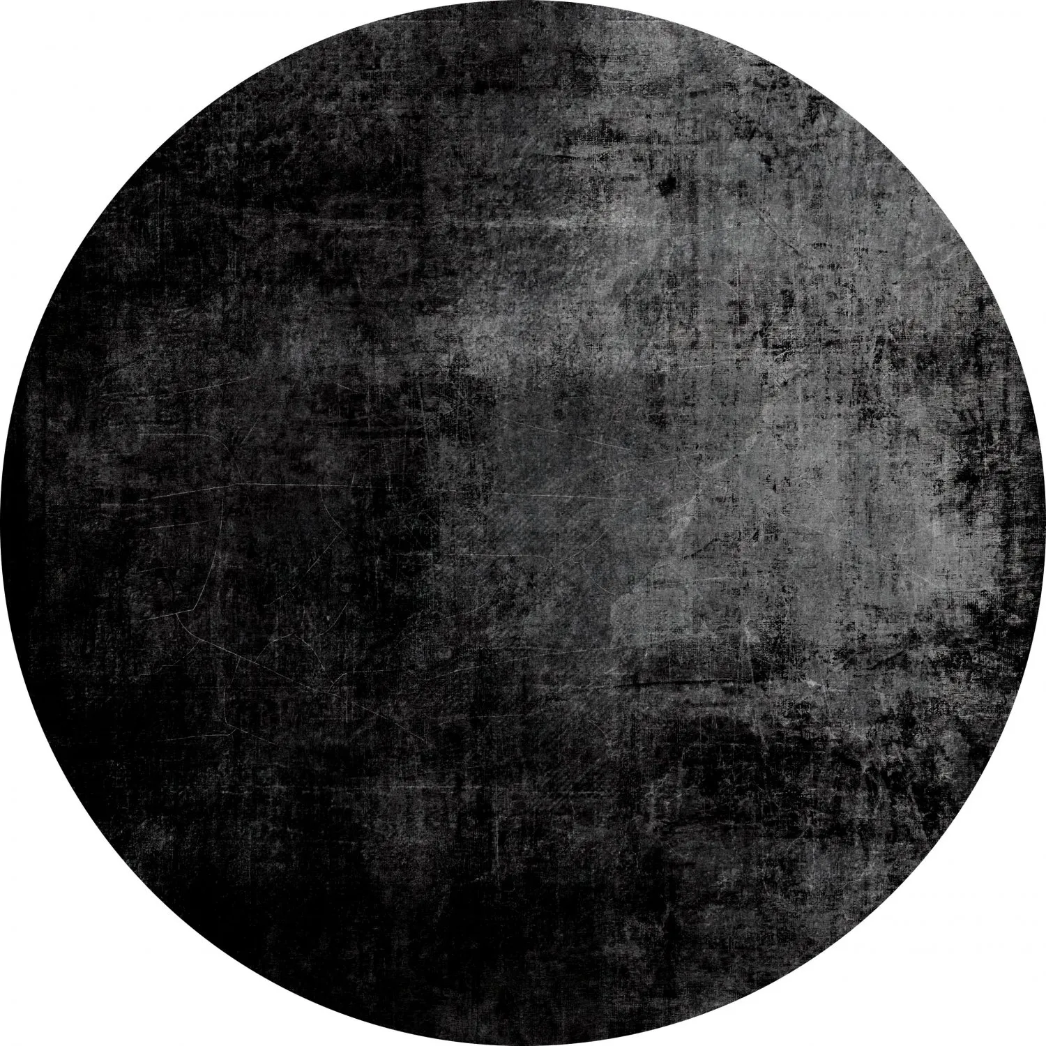 Round rug - Lynton (black)