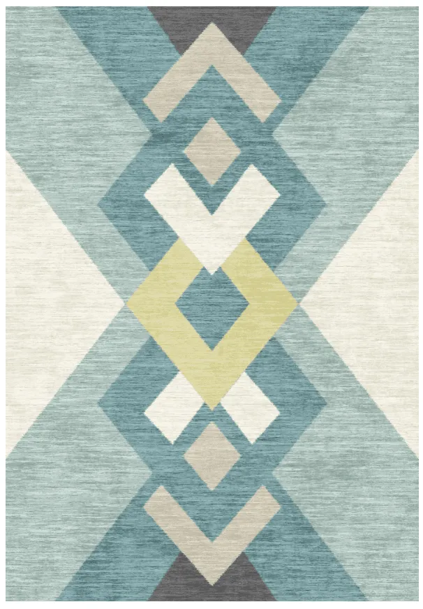 Wilton rug - Temara (blue/multi)
